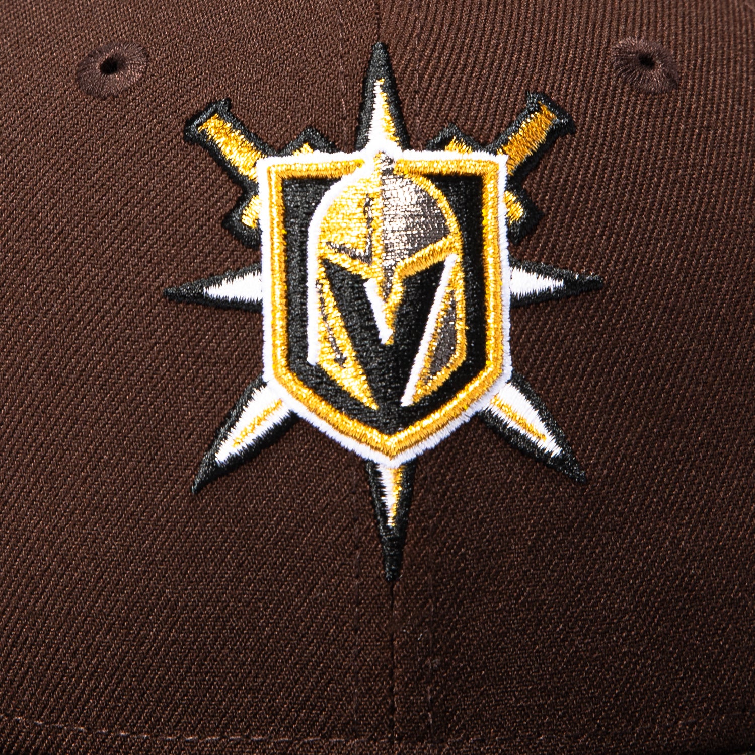 New Era 59Fifty Vegas Golden Knights Chip Patch Hat - Brown, Black - Image 4