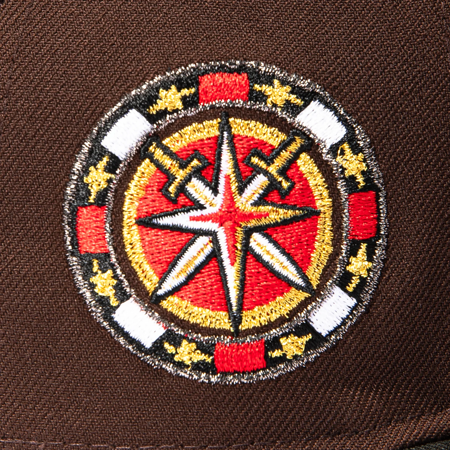 New Era 59Fifty Vegas Golden Knights Chip Patch Hat - Brown, Black - Image 5