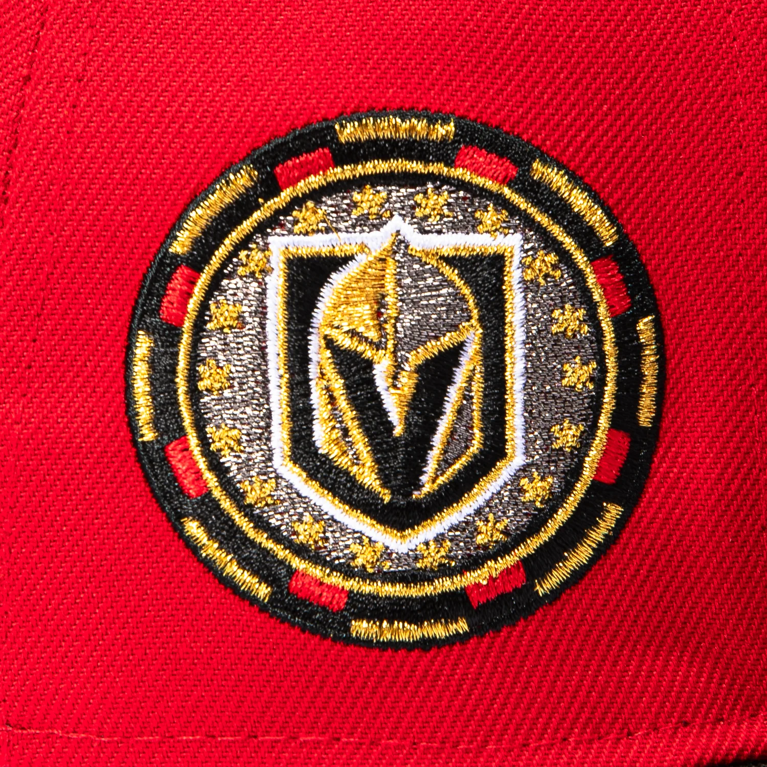 New Era 59Fifty Vegas Golden Knights Chip Patch Hat - Red, Black - Image 5
