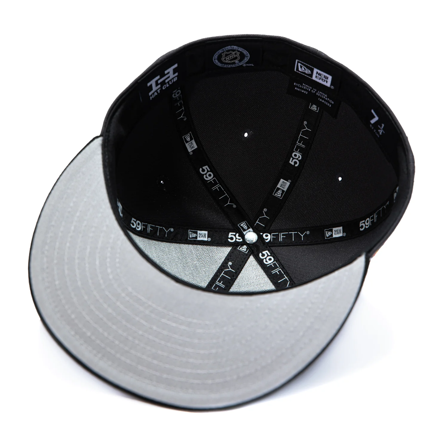 New Era 59Fifty Vegas Golden Knights Chip Patch VGK Stars Hat - Graphite, Black - Image 2