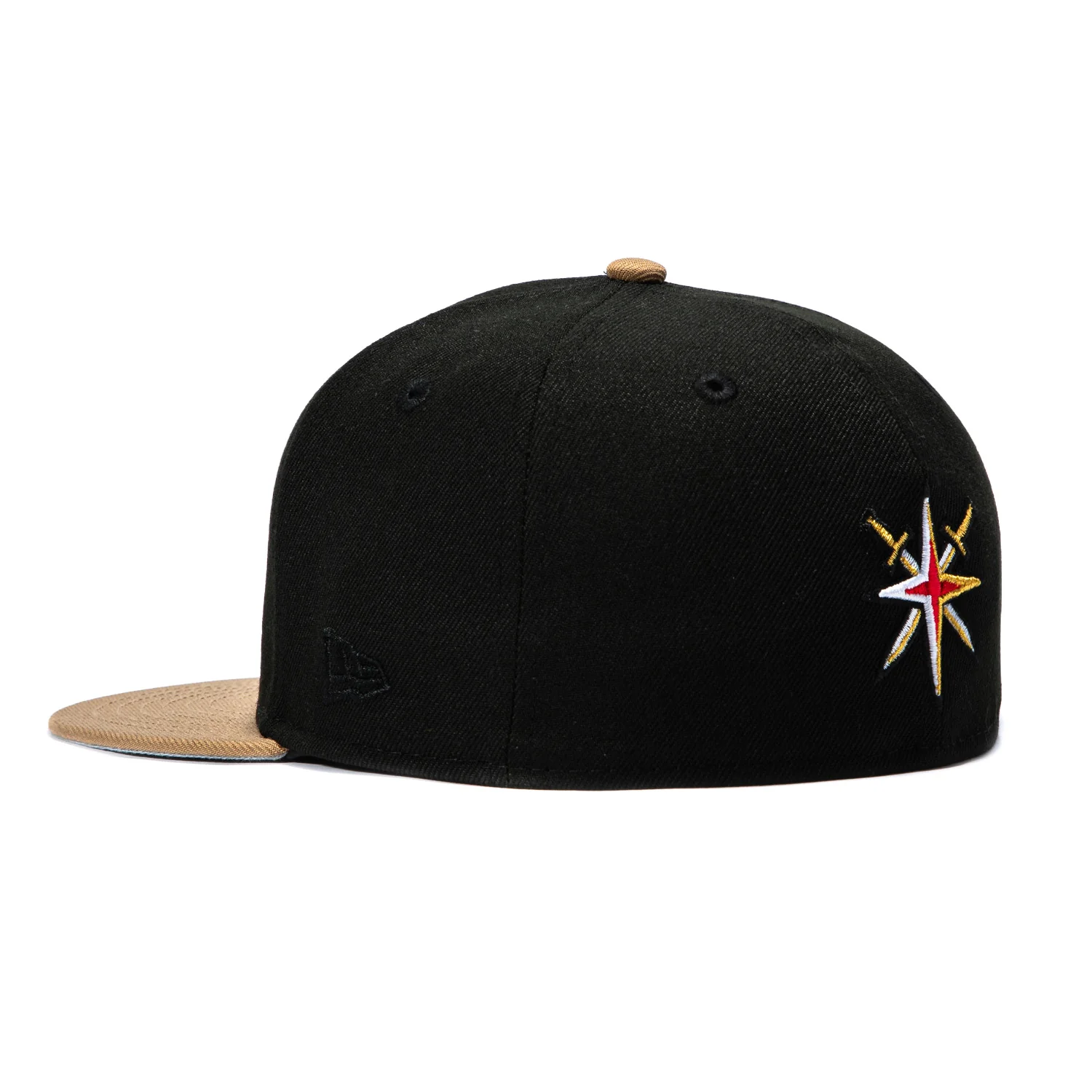 New Era 59Fifty Vegas Golden Knights Flamingo Patch Hat - Black, Khaki - Image 3