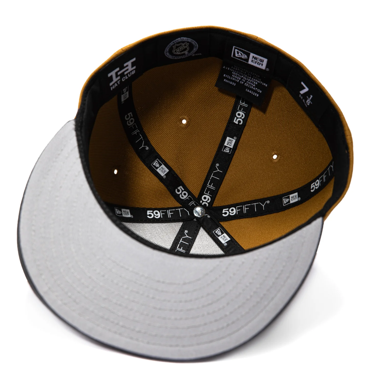 New Era 59Fifty Las Vegas Golden Knights Hat - Gold, Graphite - Image 2