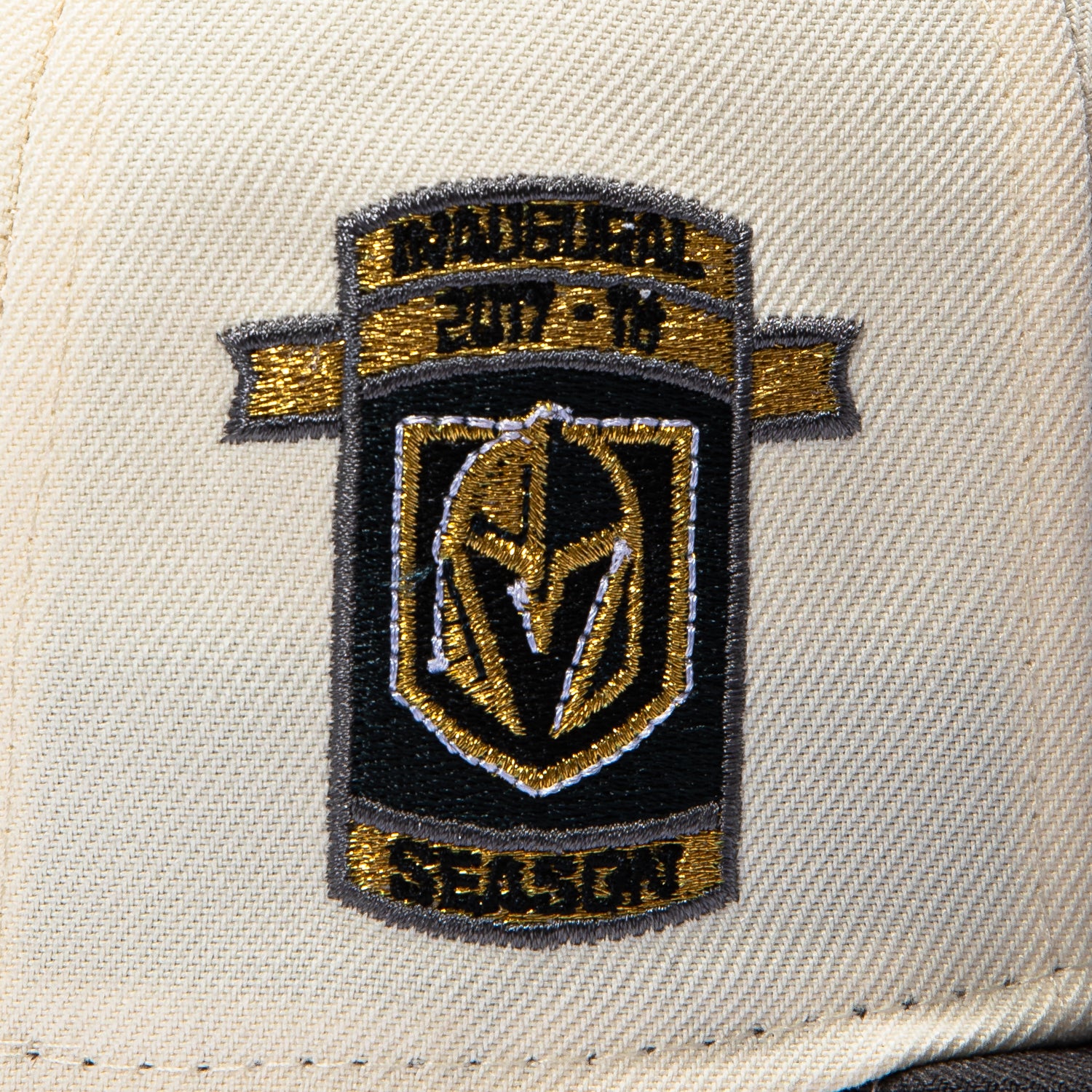 New Era 59Fifty Vegas Golden Knights Inaugural Patch Alternate Hat - White, Graphite - Image 5