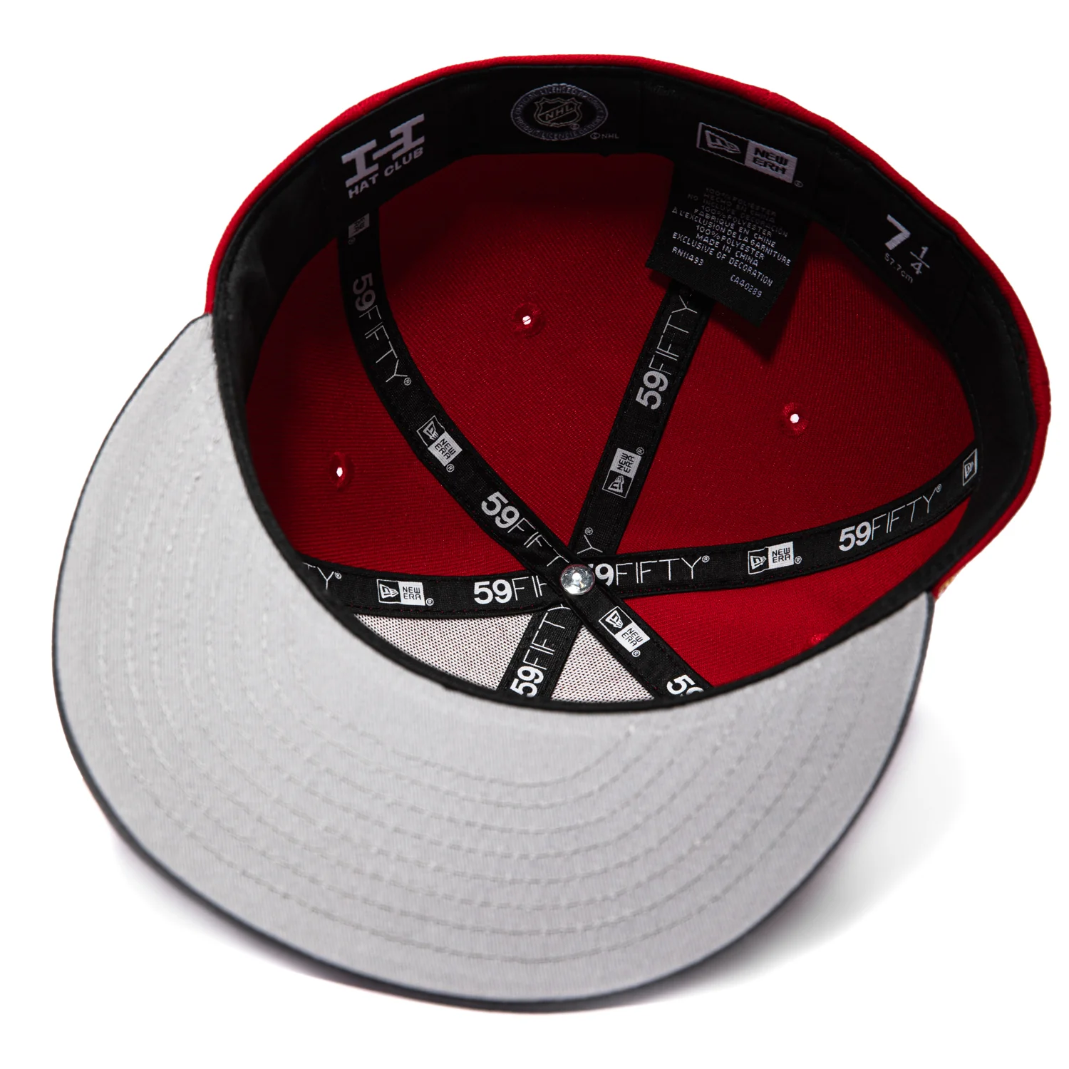 New Era 59Fifty Las Vegas Golden Knights 2023 Stanley Cup Champions Patch VGK Hat - Red, Graphite - Image 2