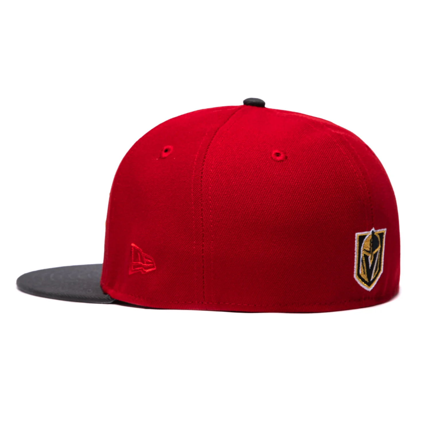 New Era 59Fifty Las Vegas Golden Knights 2023 Stanley Cup Champions Patch VGK Hat - Red, Graphite - Image 3