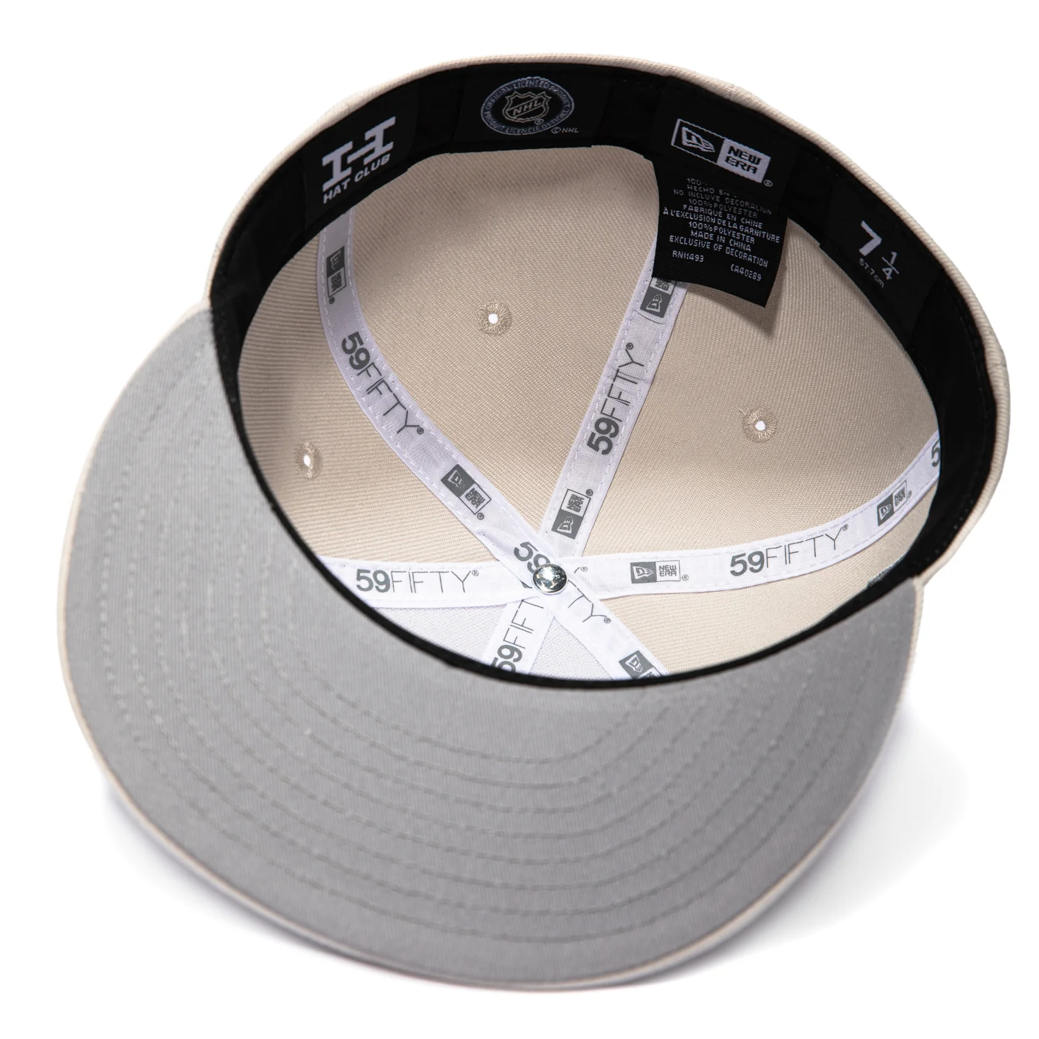 New Era 59Fifty Vegas Golden Knights 2023 Stanley Cup Champions Patch Hat - Stone, White - Image 2