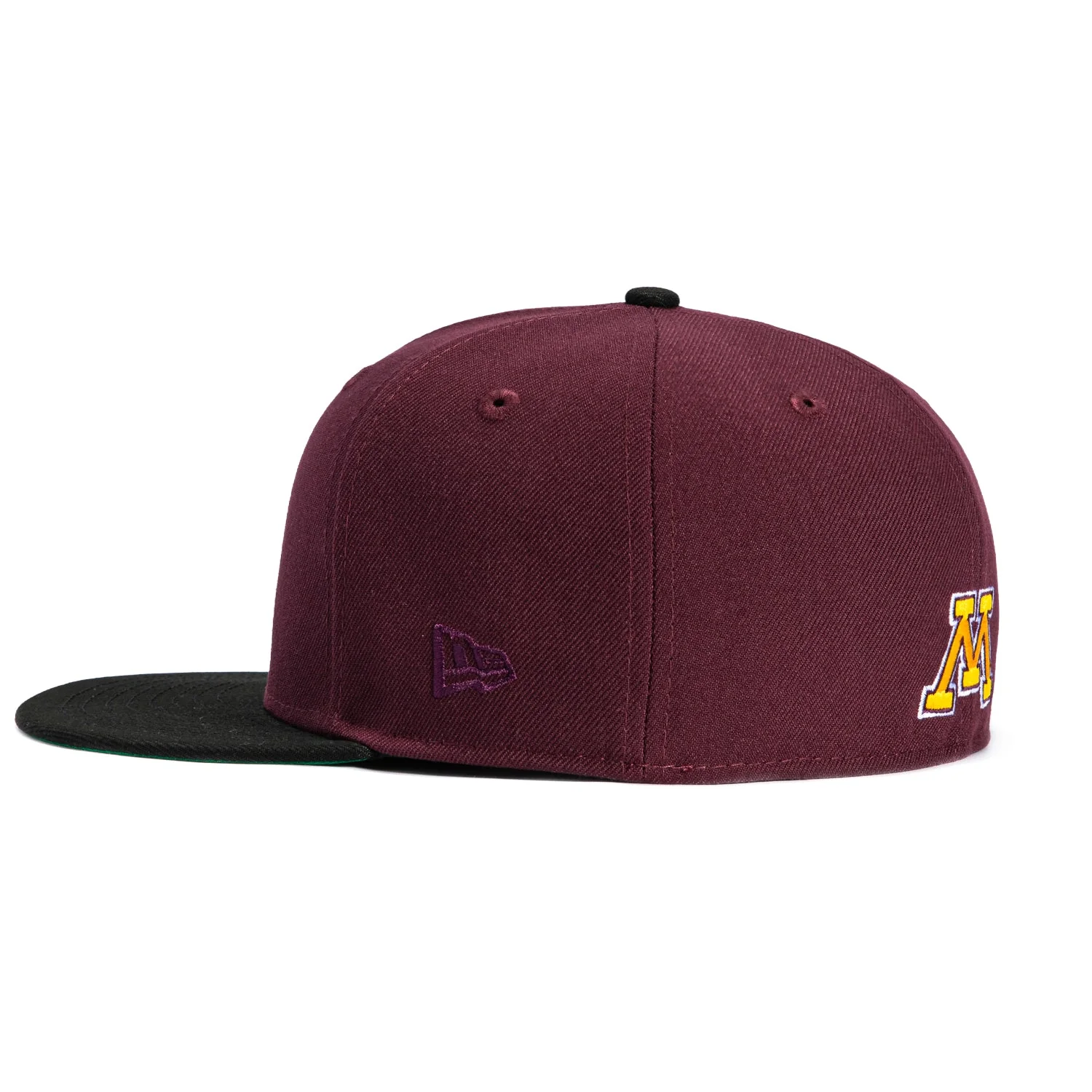 New Era 59Fifty Minnesota Gophers Hat - Maroon, Black - Image 3