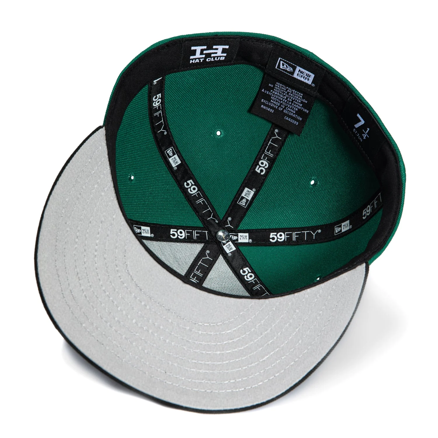 New Era 59Fifty Hawaii Warriors 1990 Hat - Green, Black - Image 2