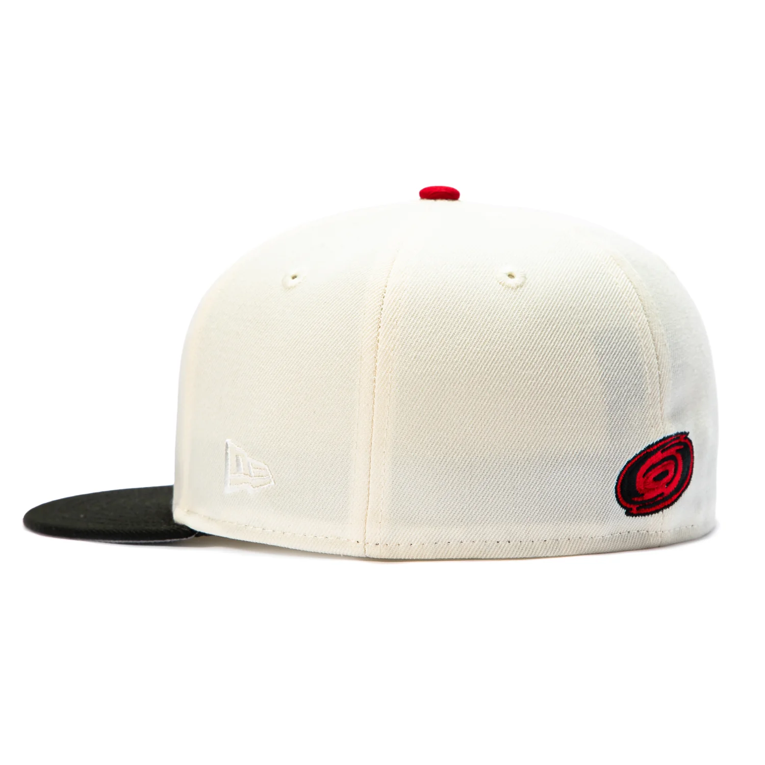 New Era 59Fifty Carolina Hurricanes Mascot Patch Hat - White, Black - Image 3
