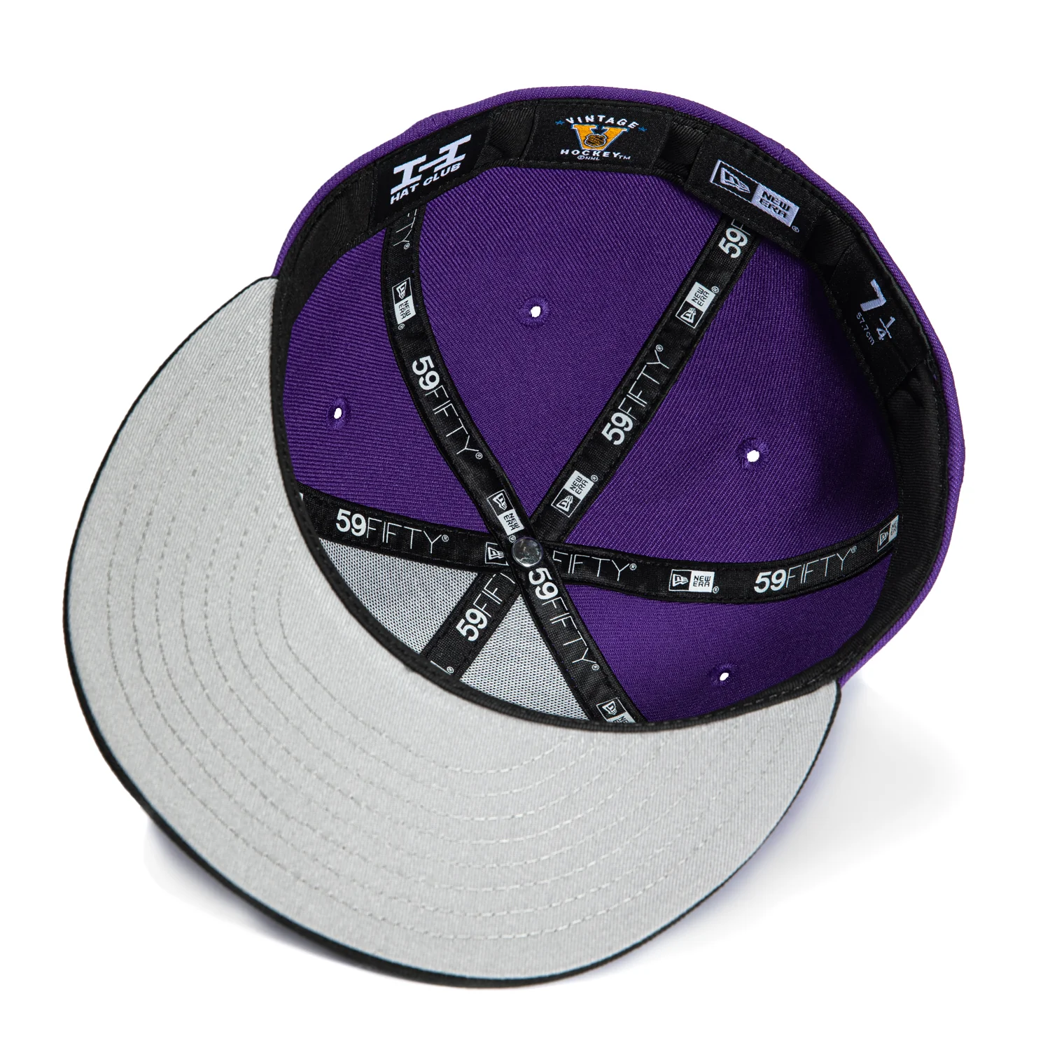 New Era 59Fifty Los Angeles Kings 1995 Alternate Hat - Purple, Black - Image 2
