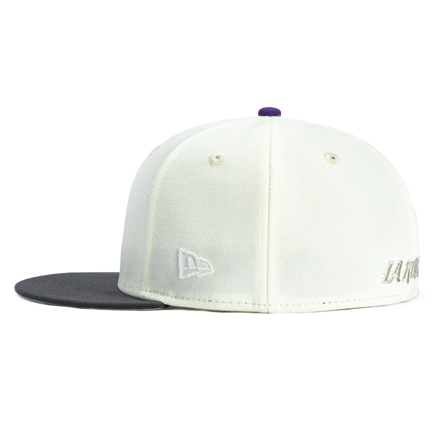 New Era 59Fifty Los Angeles Kings 1995 Alternate Hat - White, Graphite - Image 3