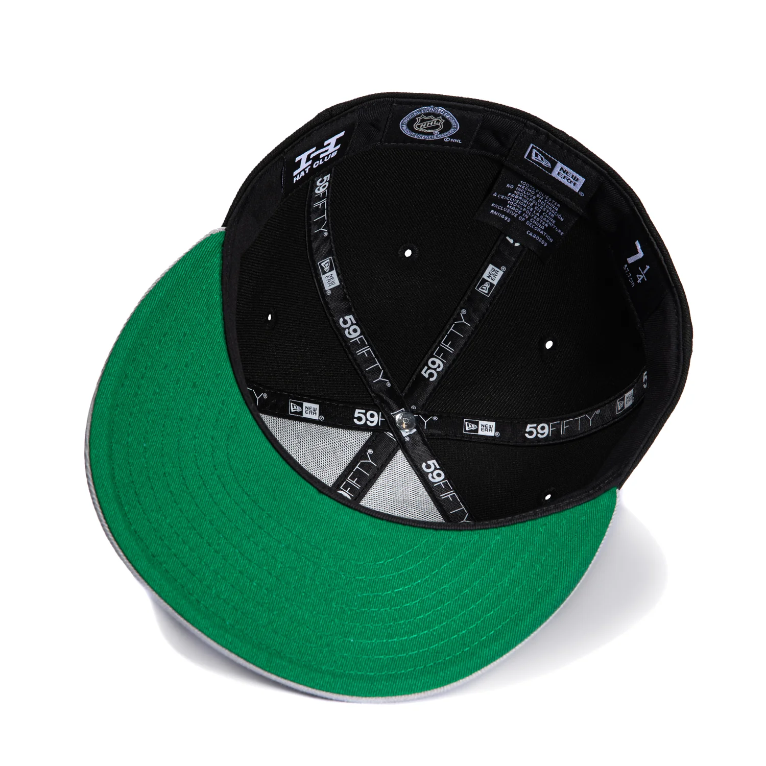 New Era 59Fifty Los Angeles Kings Logo Patch Script Hat - Black, Grey - Image 2