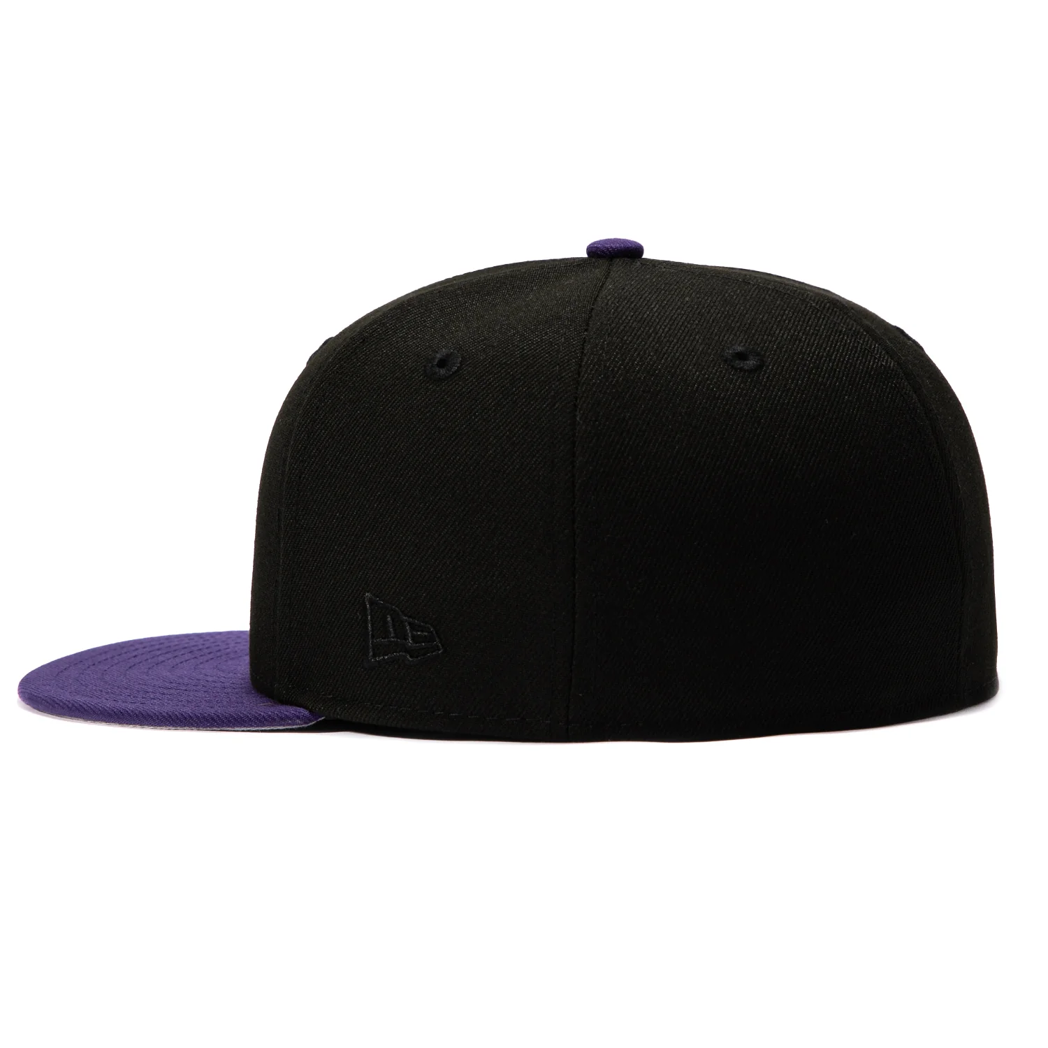New Era 59Fifty Los Angeles Lakers 1960 Patch Script Hat - Black, Purple, Gold - Image 3