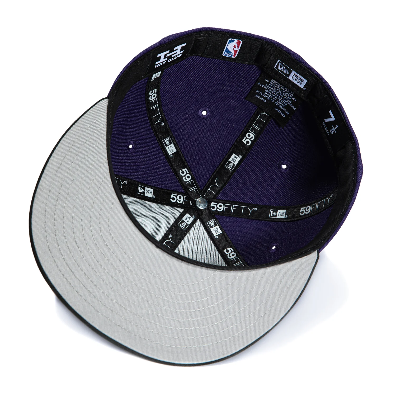 New Era 59Fifty Los Angeles Lakers Hyperfly Hat - Purple, Black - Image 2