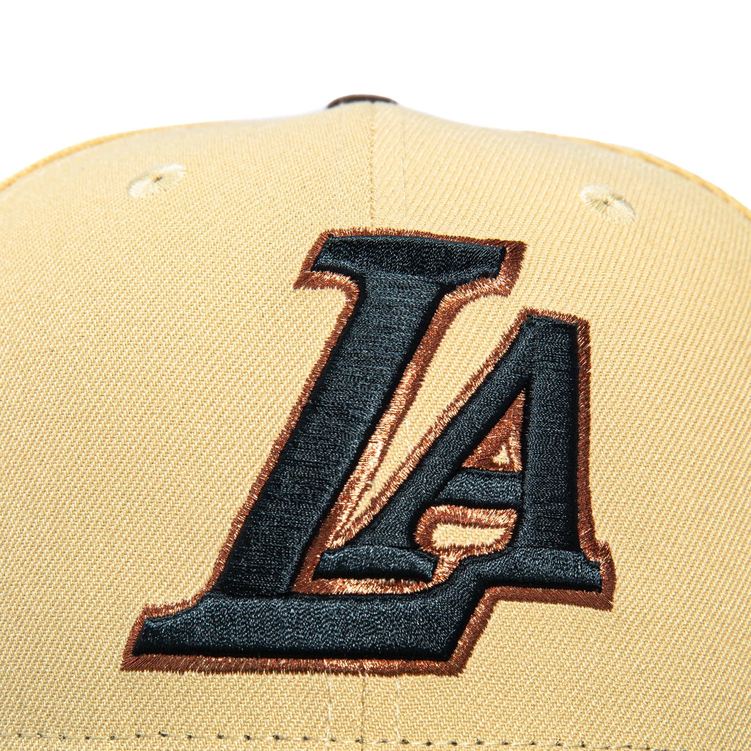 New Era 59Fifty Los Angeles Lakers LA Hat - Tan, Green - Image 4