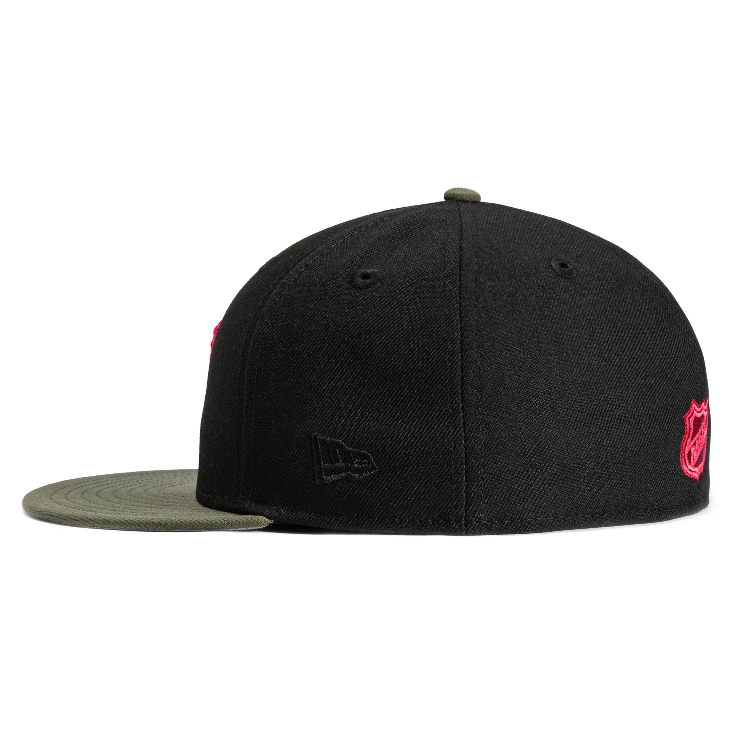 New Era 59Fifty Toronto Maple Leafs 2024 All Star Game Patch Hat - Black, Olive, Infrared - Image 3