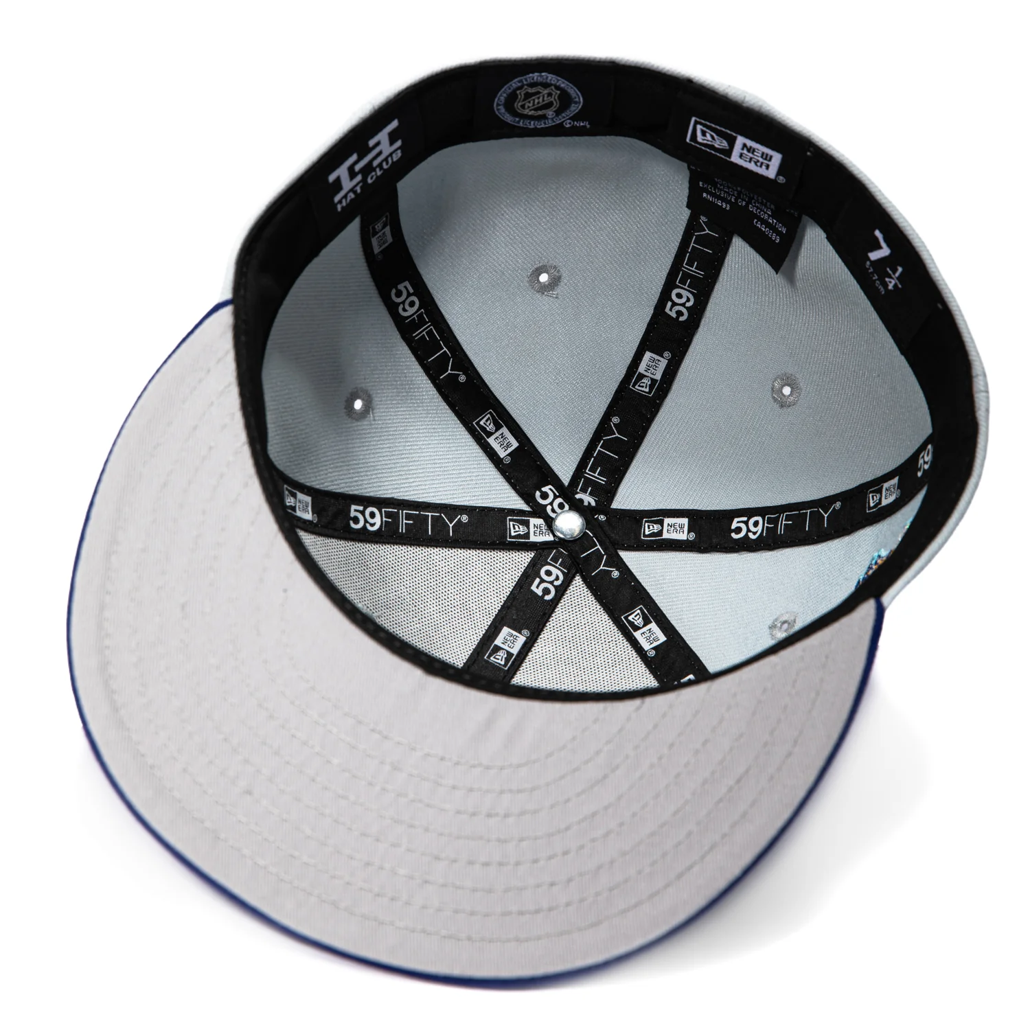 New Era 59Fifty Tampa Bay Lightning 2026 Stadium Series Patch TBL Hat - Grey, Royal - Image 2