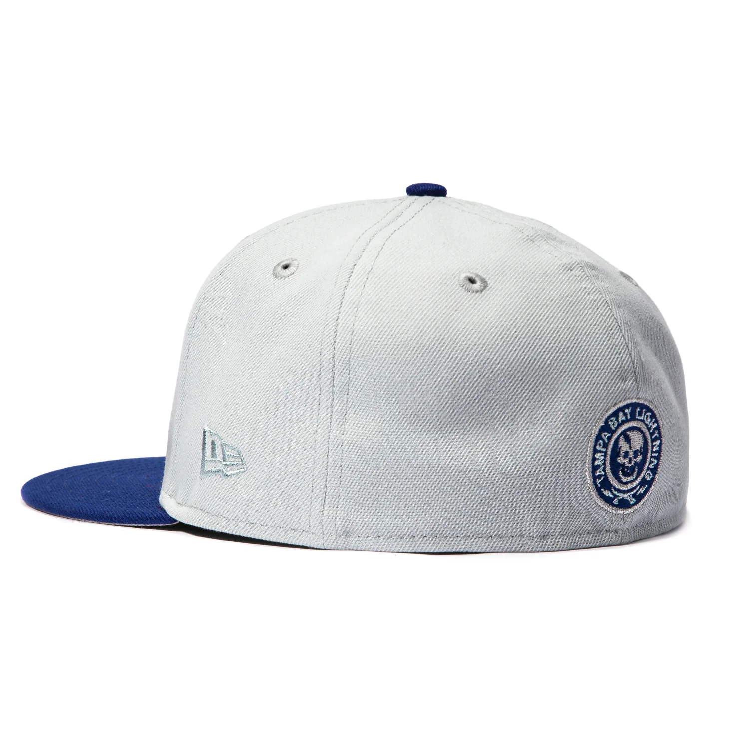 New Era 59Fifty Tampa Bay Lightning 2026 Stadium Series Patch TBL Hat - Grey, Royal - Image 3