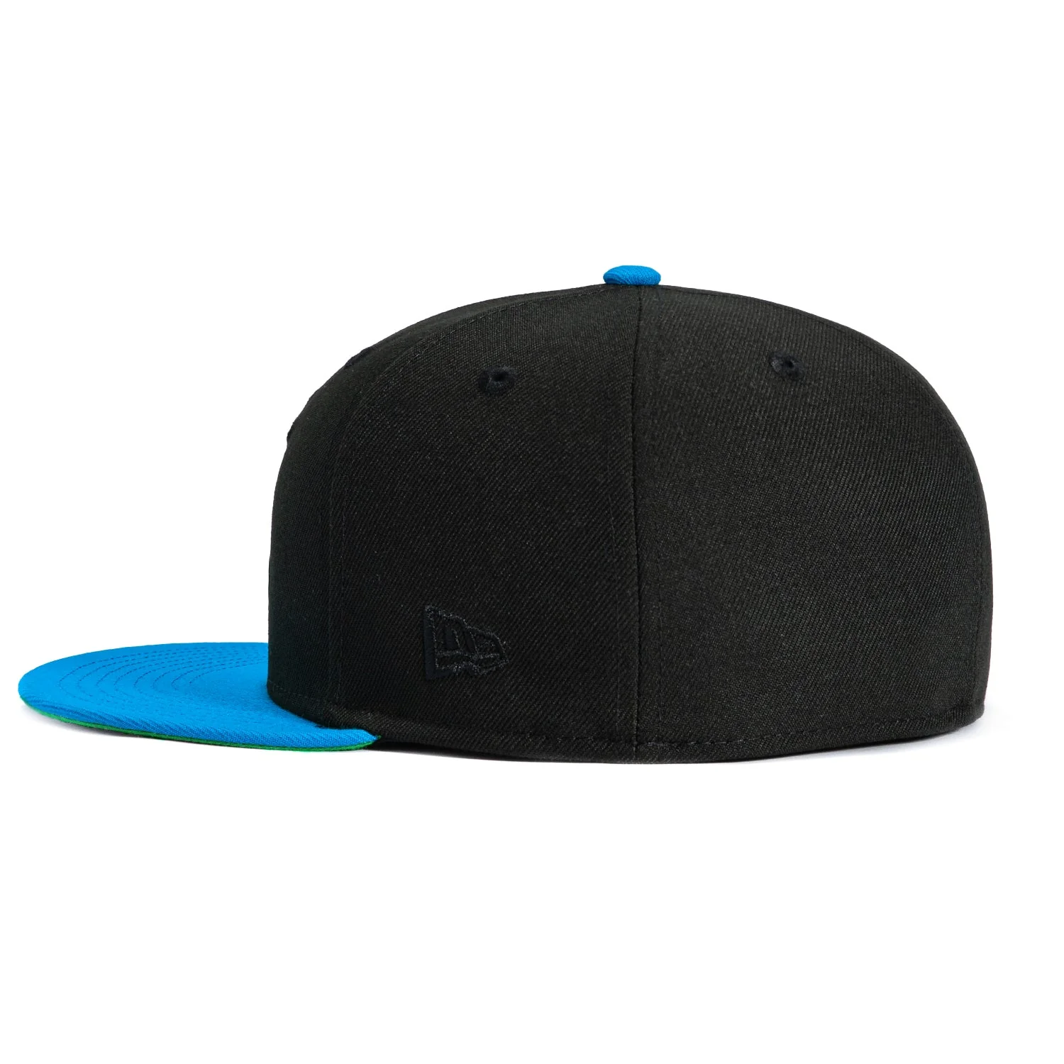 New Era 59Fifty Detroit Lions Vintage Triangle Hat - Black, Light Blue - Image 3