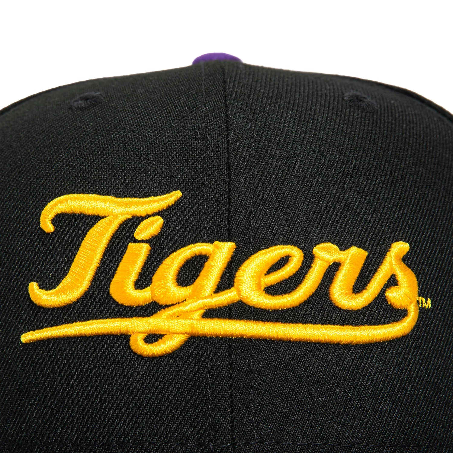 New Era 59Fifty LSU Tigers 2019 National Champions Patch Script Hat - Black, Purple - Image 4