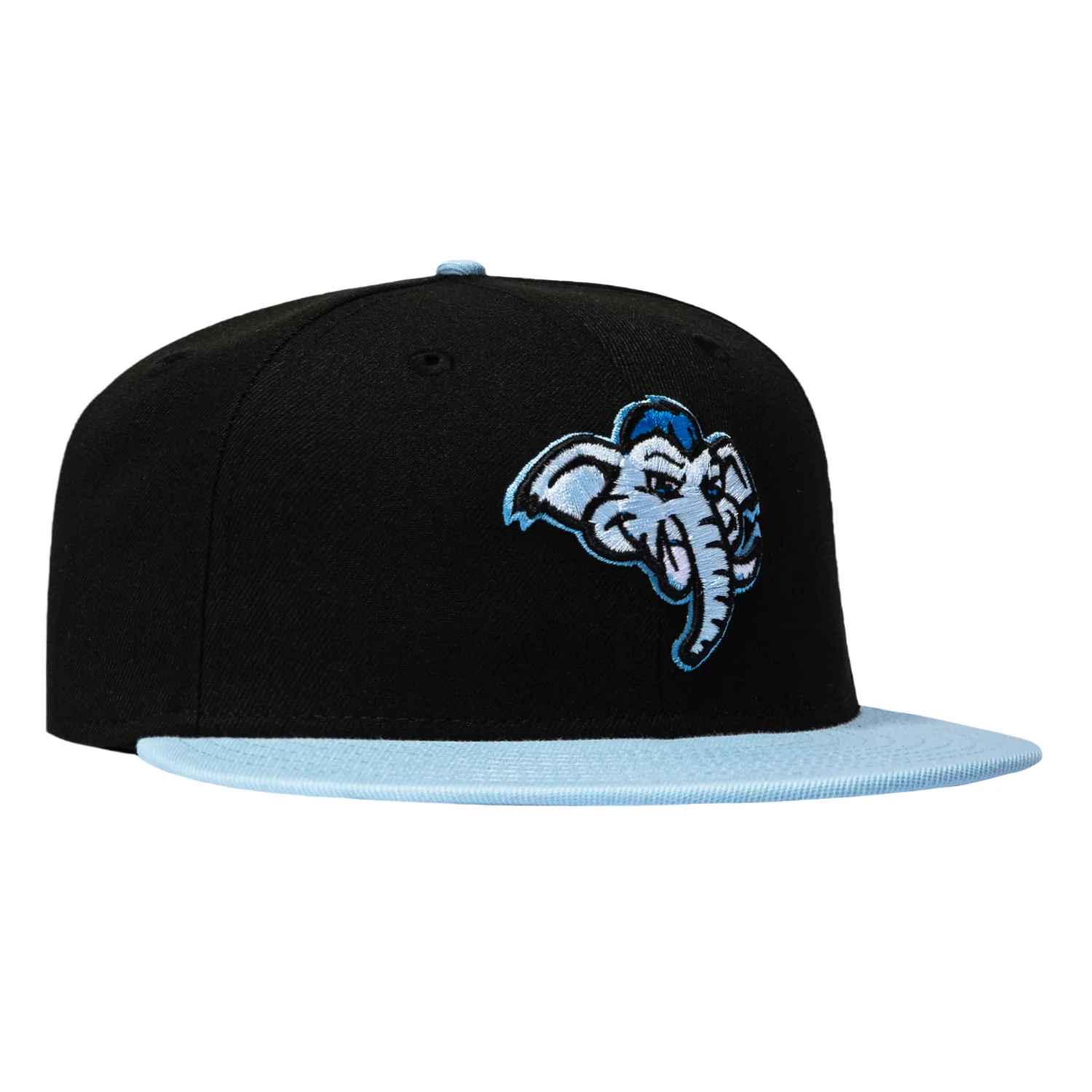 New Era 59Fifty Utah Mammoth Tusky Hat - Black, Light Blue