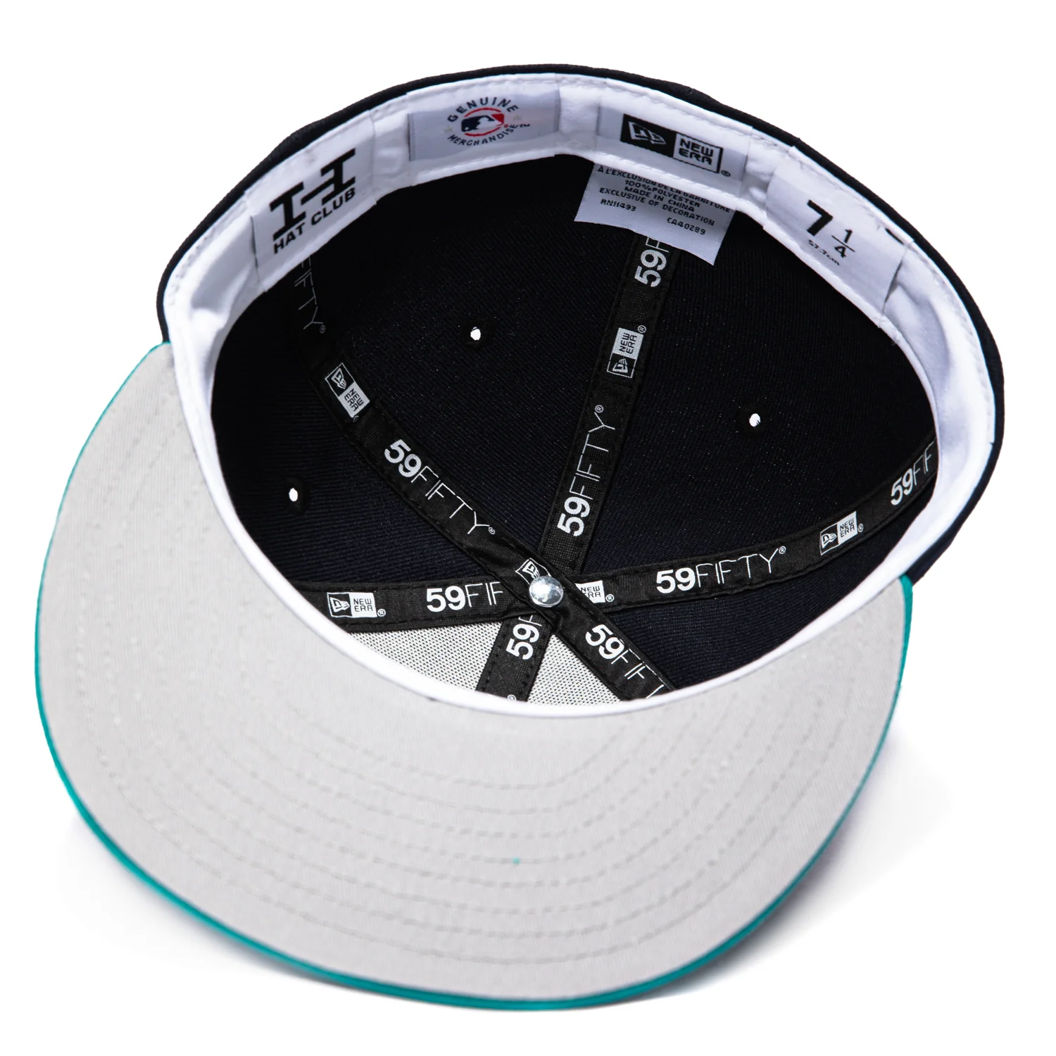 New Era 59Fifty Seattle Mariners 2014 Japan All Star Series Patch Hat - Navy, Teal - Image 2