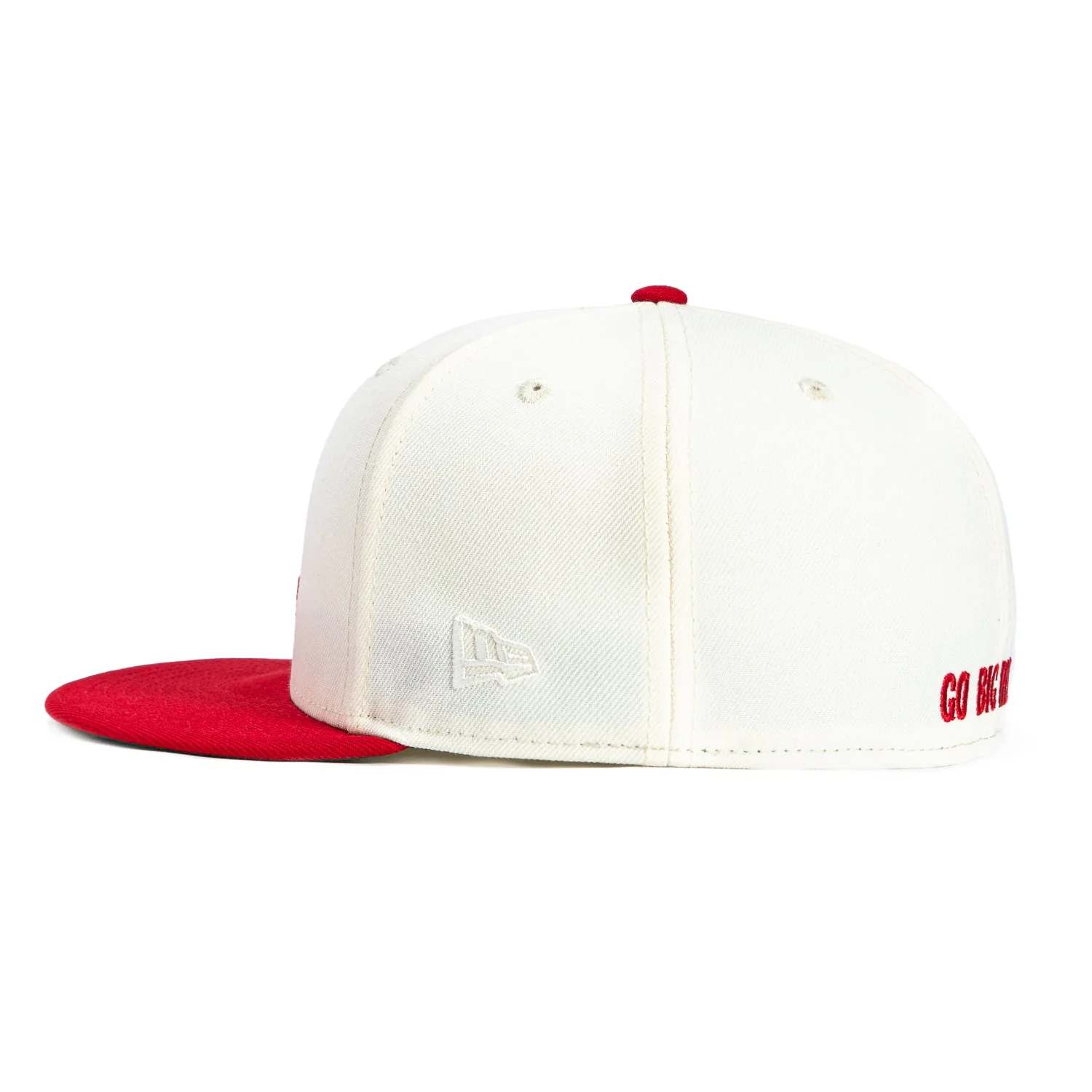 New Era 59Fifty Nebraska Cornhuskers Go Big Red Hat - White, Red - Image 3