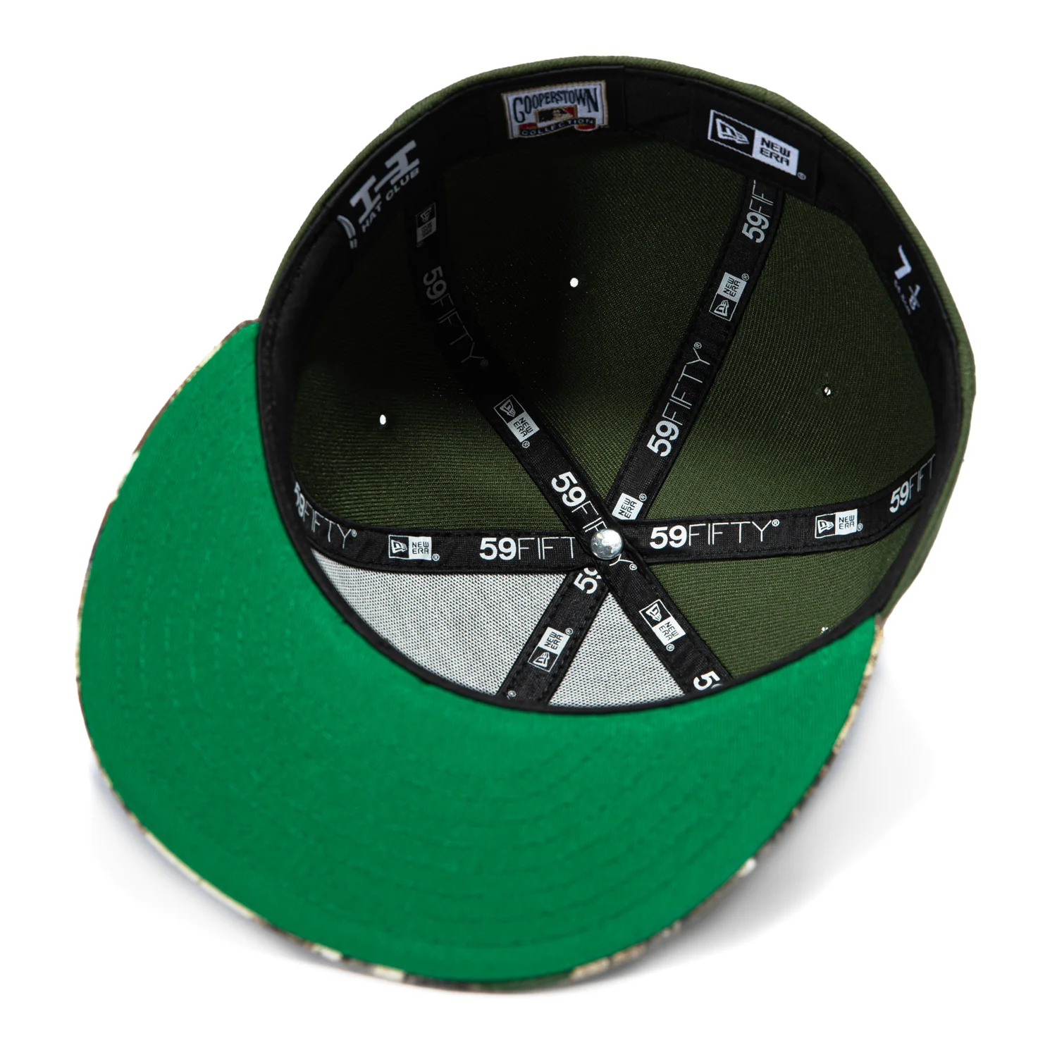 New Era 59Fifty New York Mets 40th Anniversary Patch Hat - Olive, Camo - Image 2