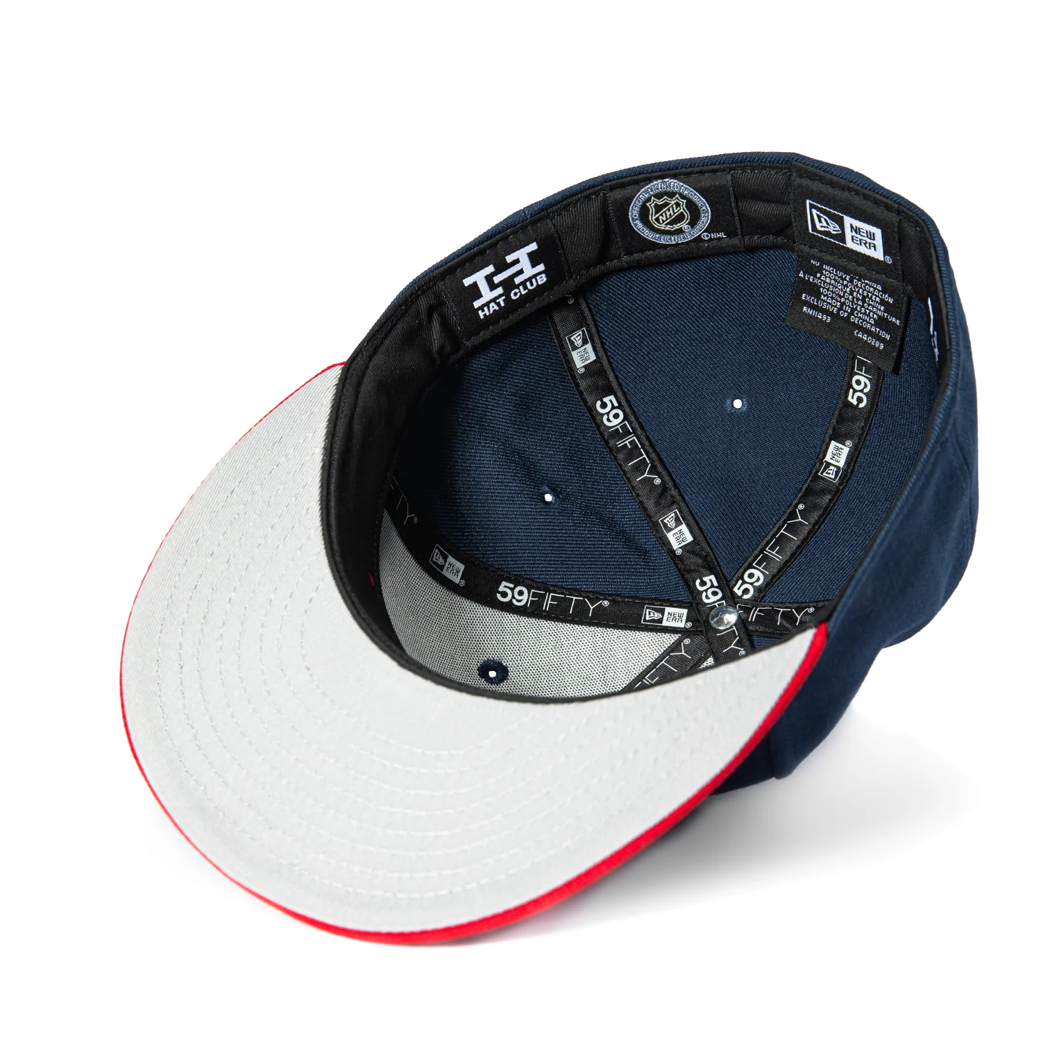 New Era 59Fifty Edmonton Oilers 1995 Alternate Hat - Navy , Red - Image 3