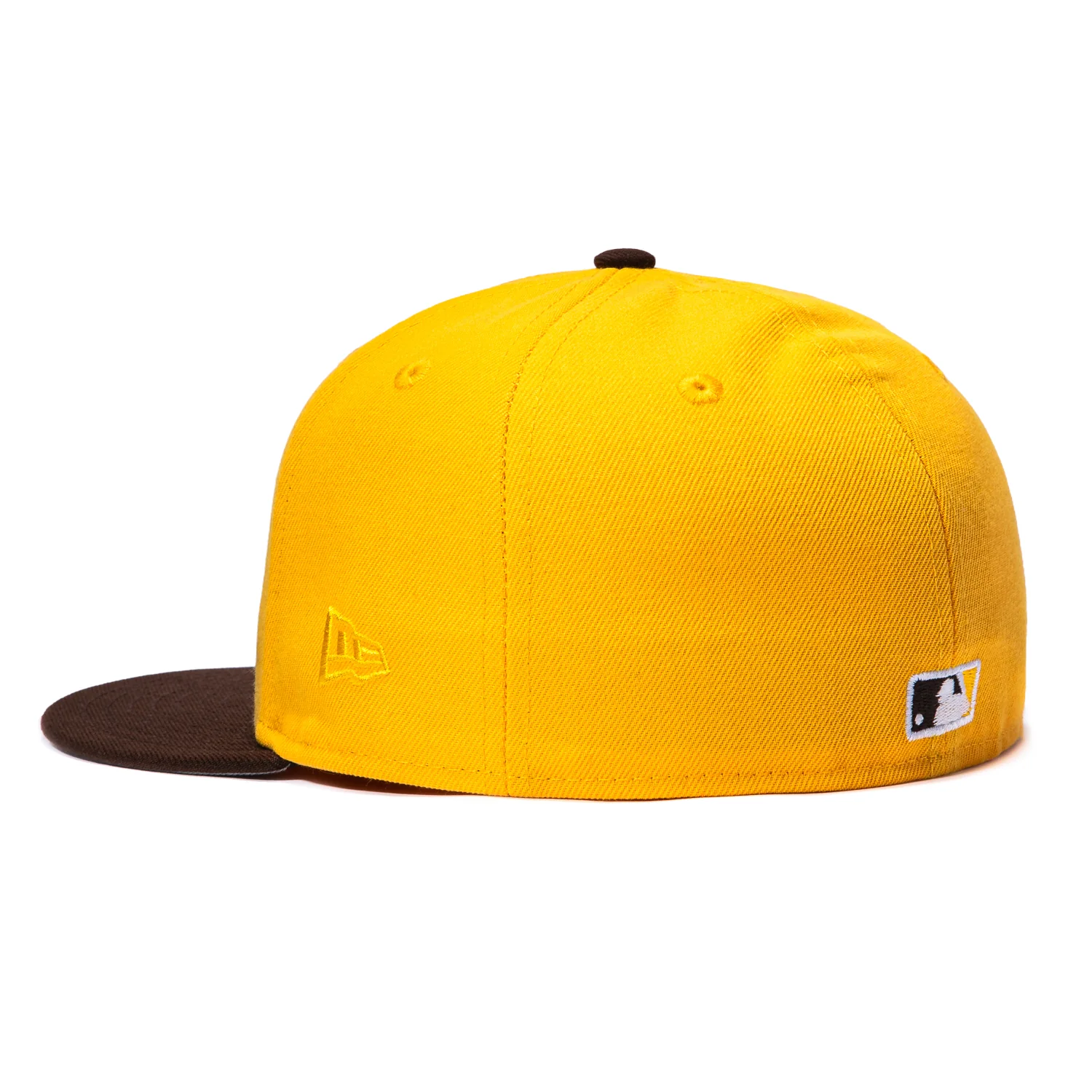 New Era 59Fifty San Diego Padres 2026 Mexico Series Logo Patch Hat - Gold, Brown - Image 3