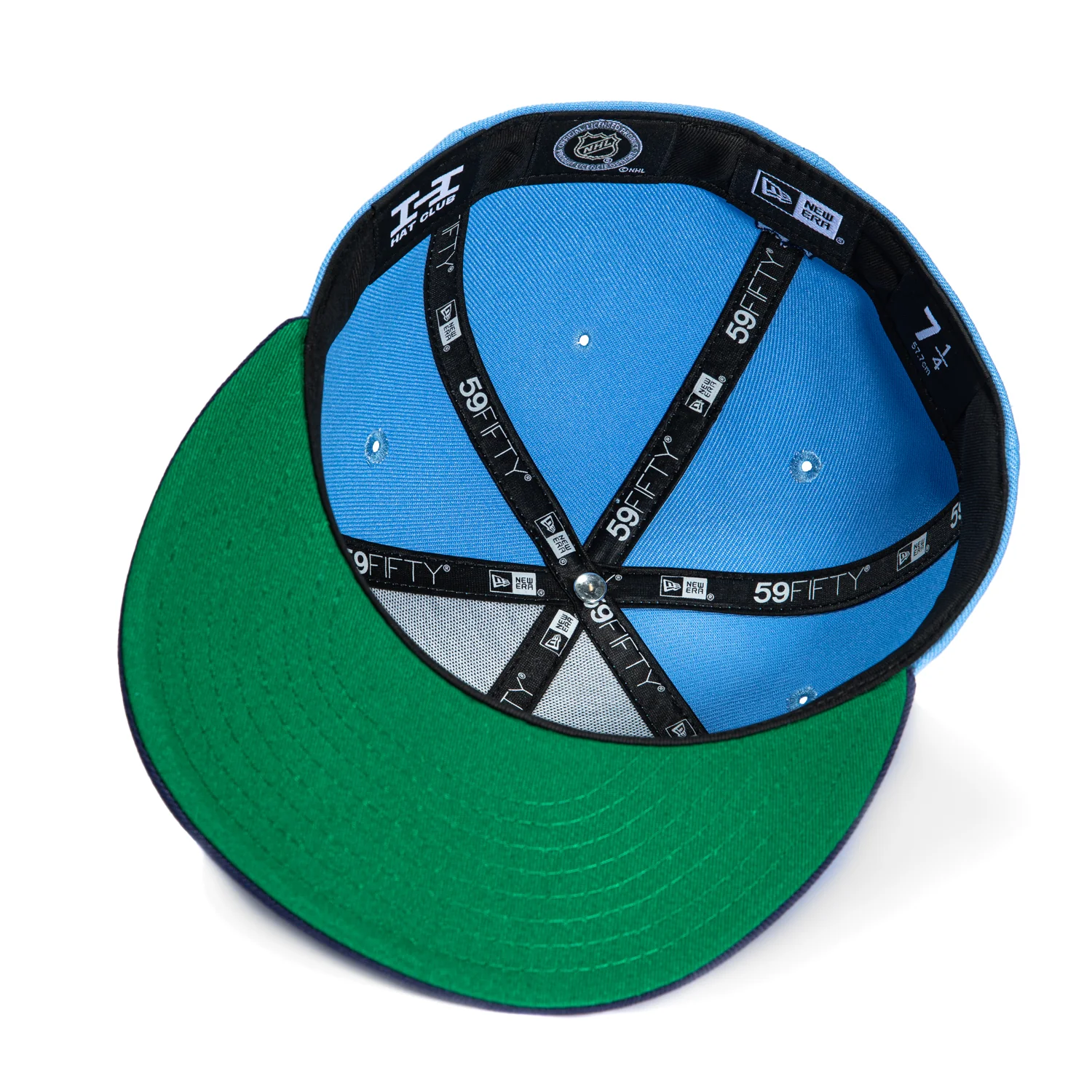 New Era 59Fifty Pittsburgh Penguins Hat - Light Blue, Light Navy - Image 2