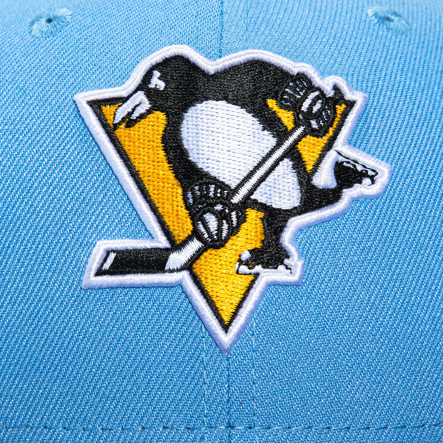New Era 59Fifty Pittsburgh Penguins Hat - Light Blue, Light Navy - Image 4