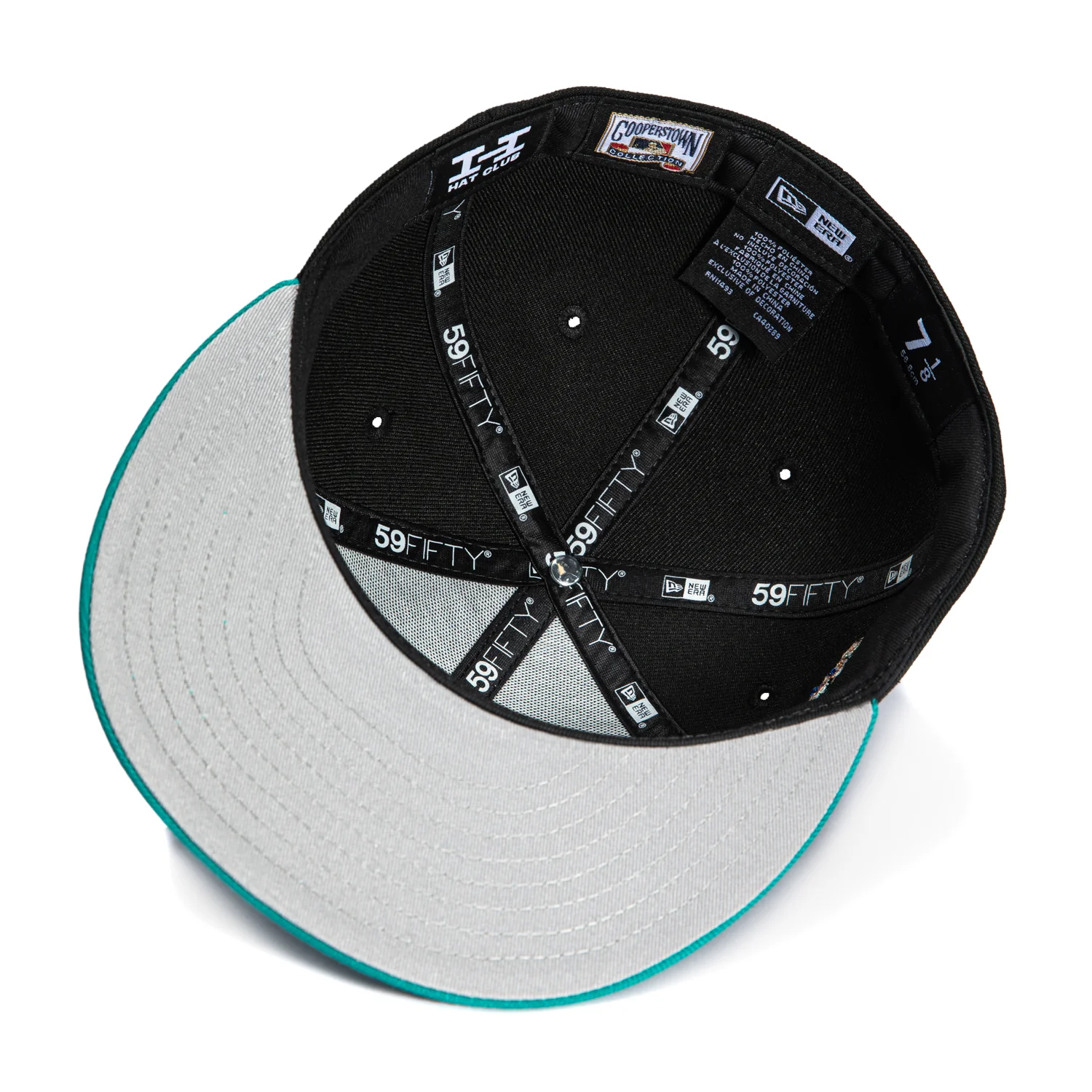 New Era 59Fifty Philadelphia Phillies 1996 All Star Game Patch Hat - Black, Teal - Image 2