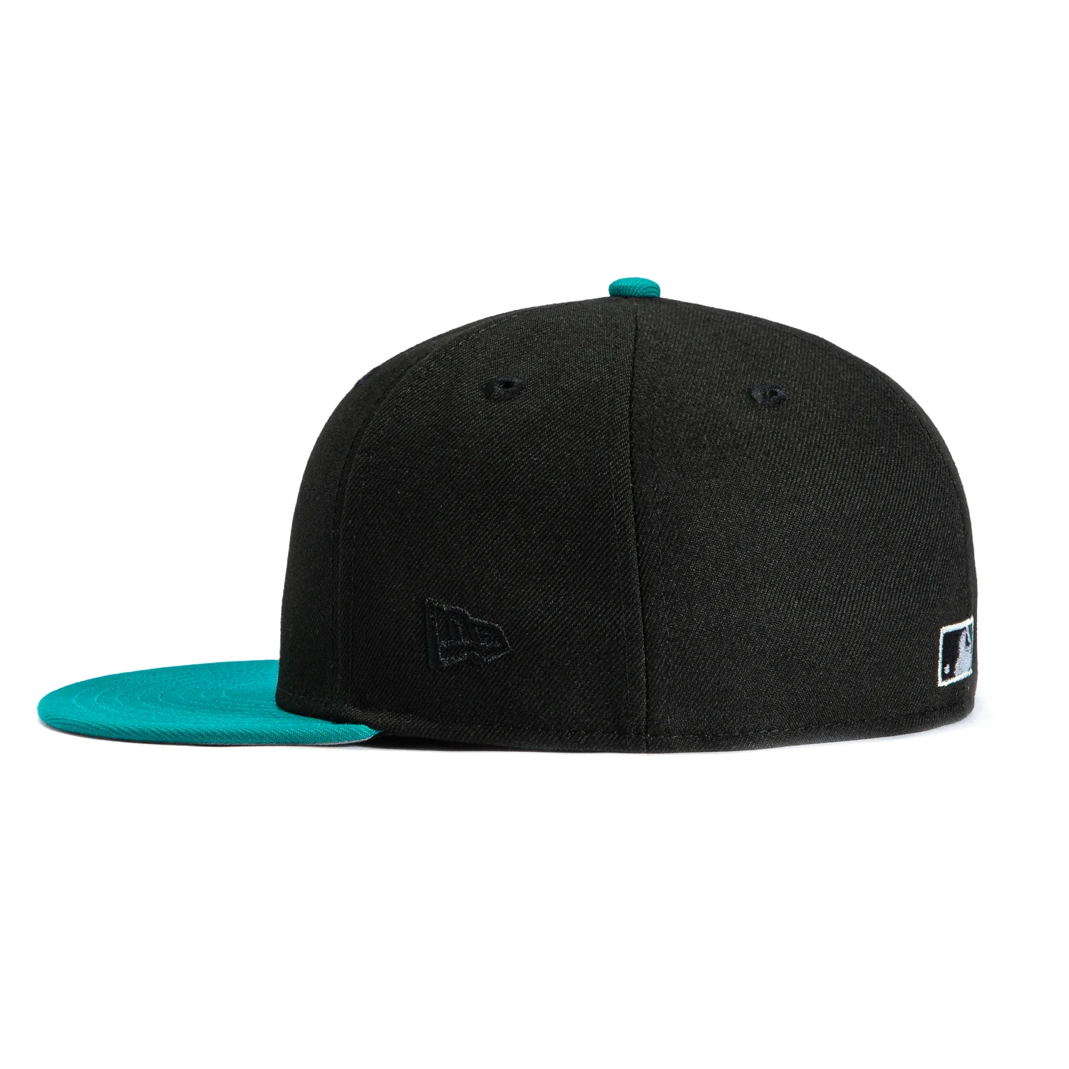 New Era 59Fifty Philadelphia Phillies 1996 All Star Game Patch Hat - Black, Teal - Image 3
