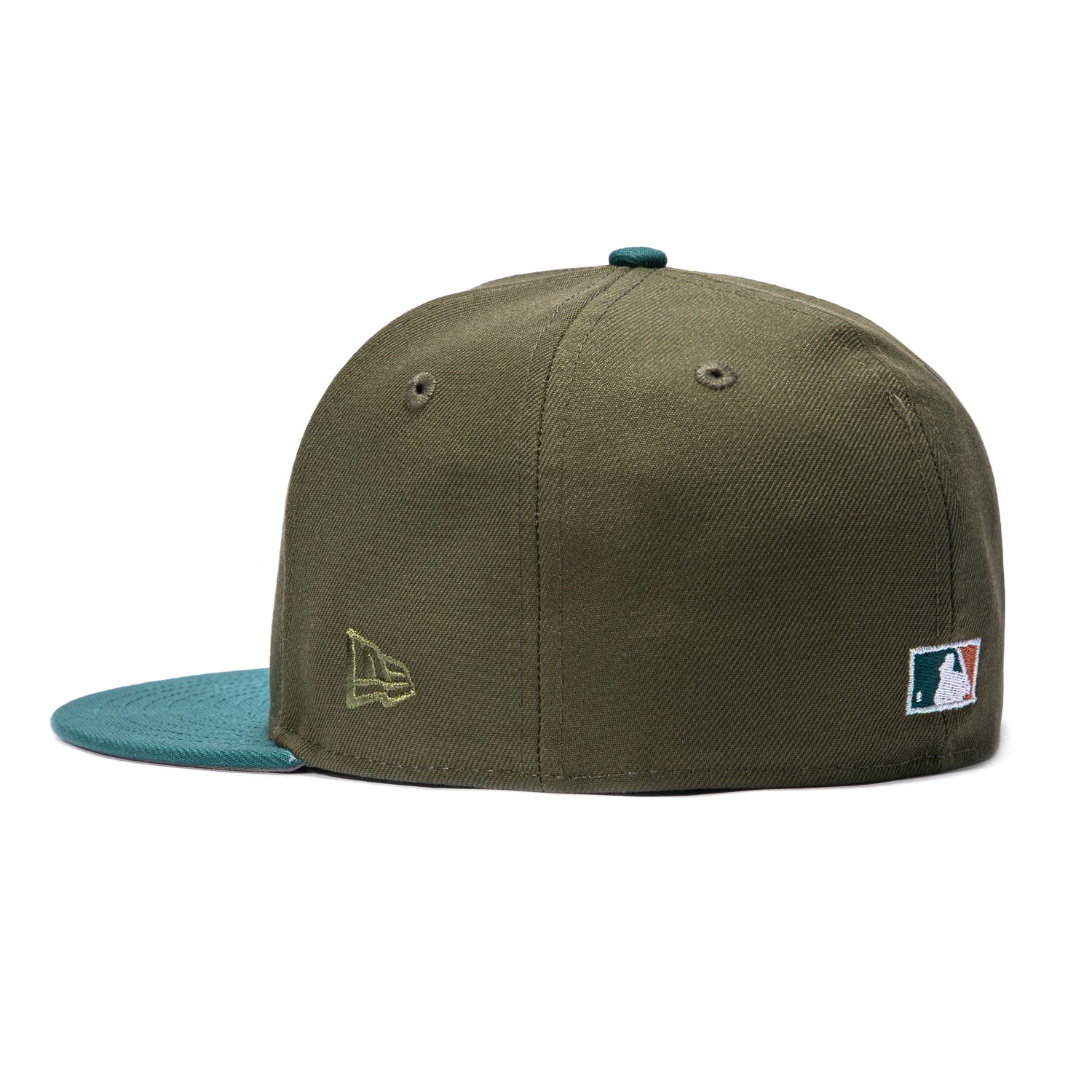 New Era 59Fifty Philadelphia Phillies 1996 All Star Game Patch Shadow Hat - Olive, Green - Image 3