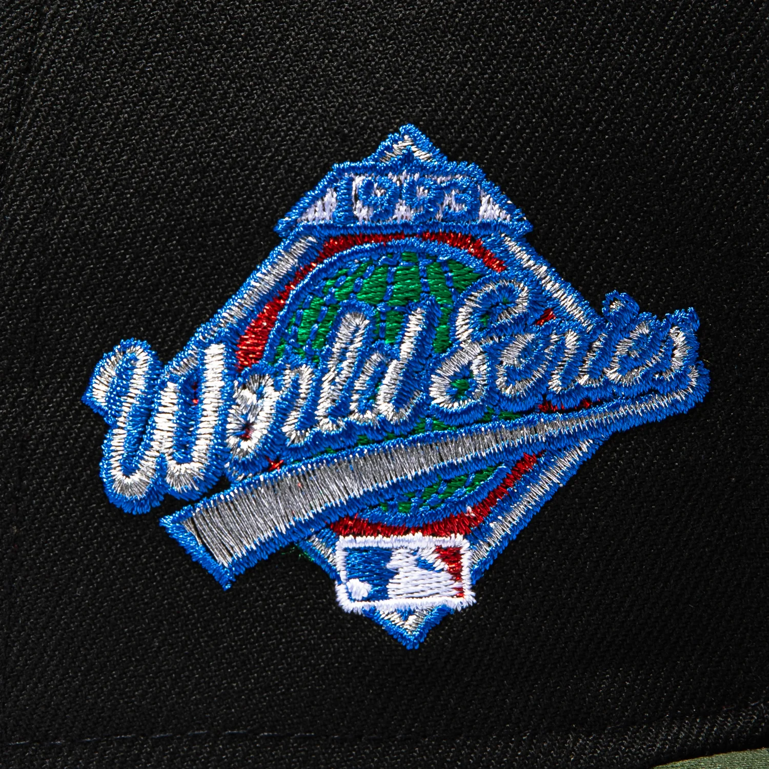 New Era 59Fifty Philadelphia Phillies 1993 World Series Patch Logo Hat - Black, Camo - Image 5