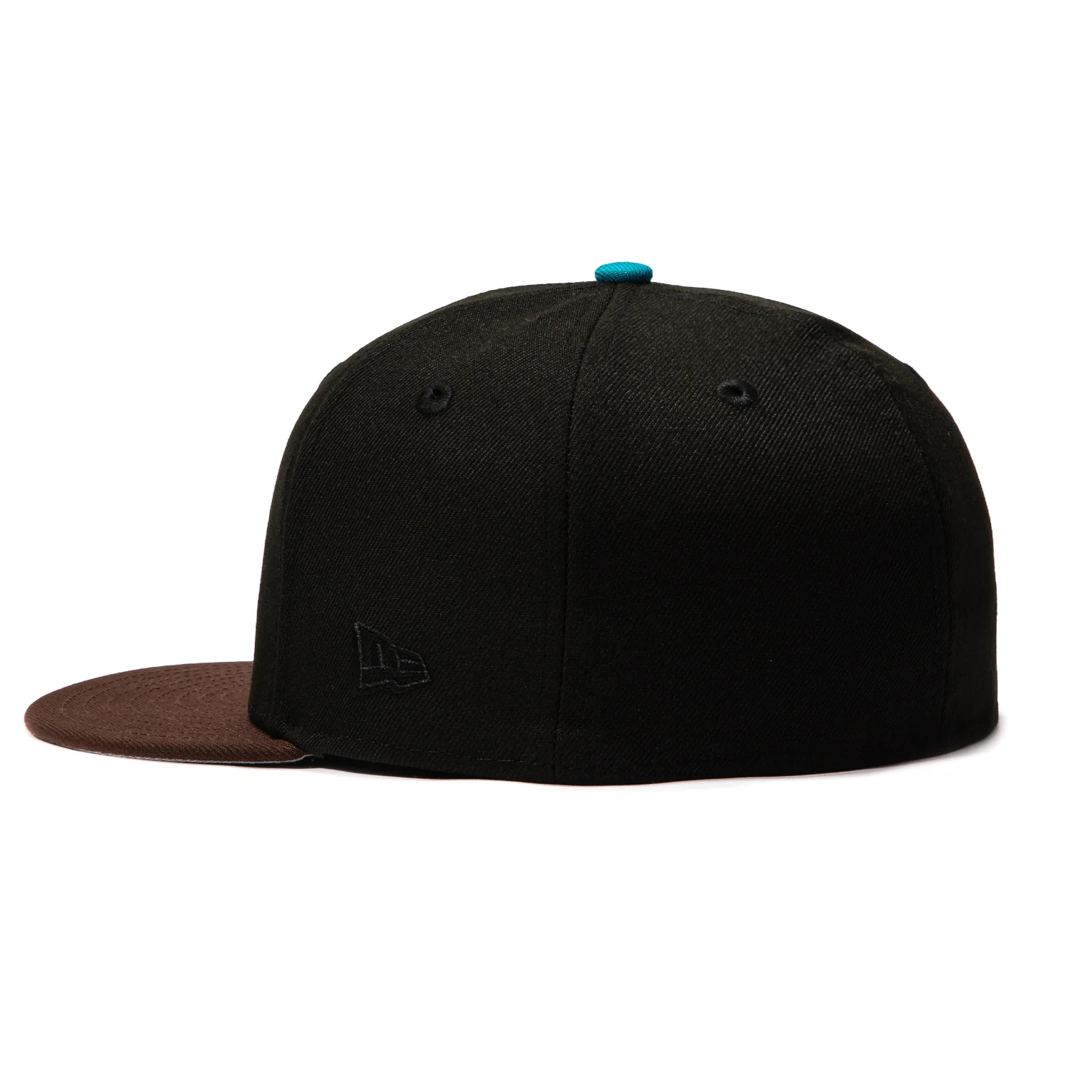 New Era 59Fifty Detroit Pistons 313 Patch 1996 Hat - Black, Brown - Image 3