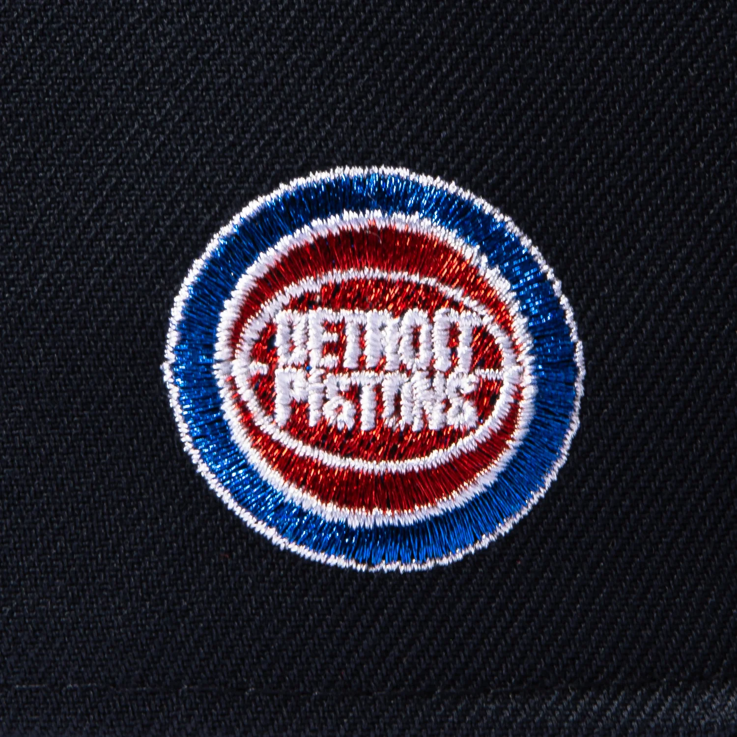 New Era 59Fifty Detroit Pistons Logo Patch 1979 Word Hat - Navy, Black - Image 5