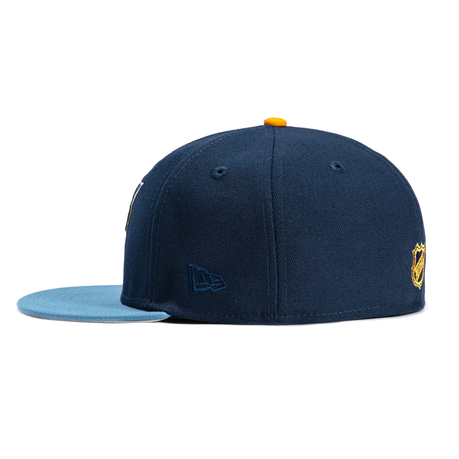 New Era 59Fifty Nashville Predators 25th Anniversary Patch 1998 Logo Hat - Navy, Indigo - Image 3