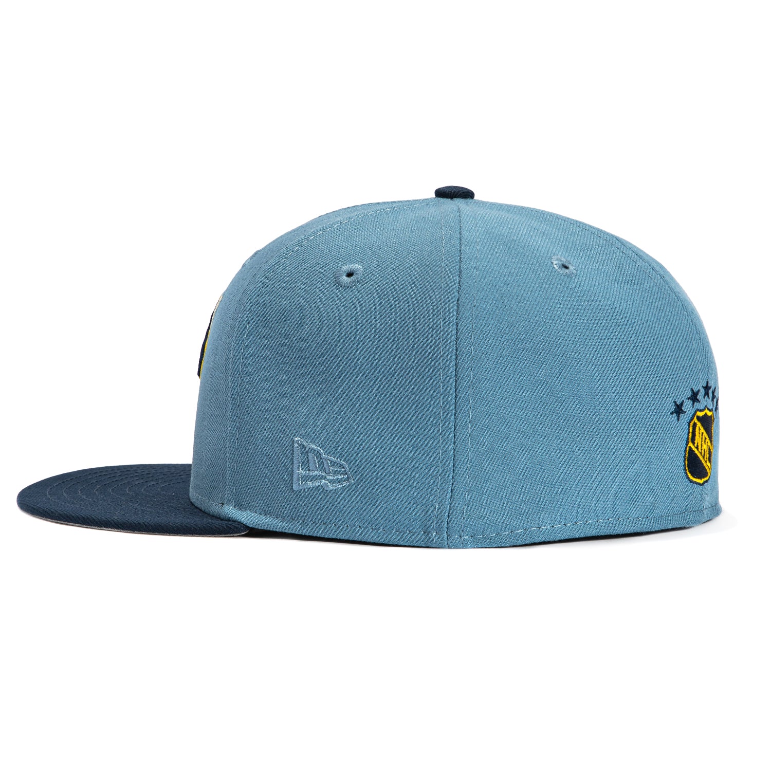 New Era 59Fifty Nashville Predators Logo Hat - Indigo, Navy - Image 3