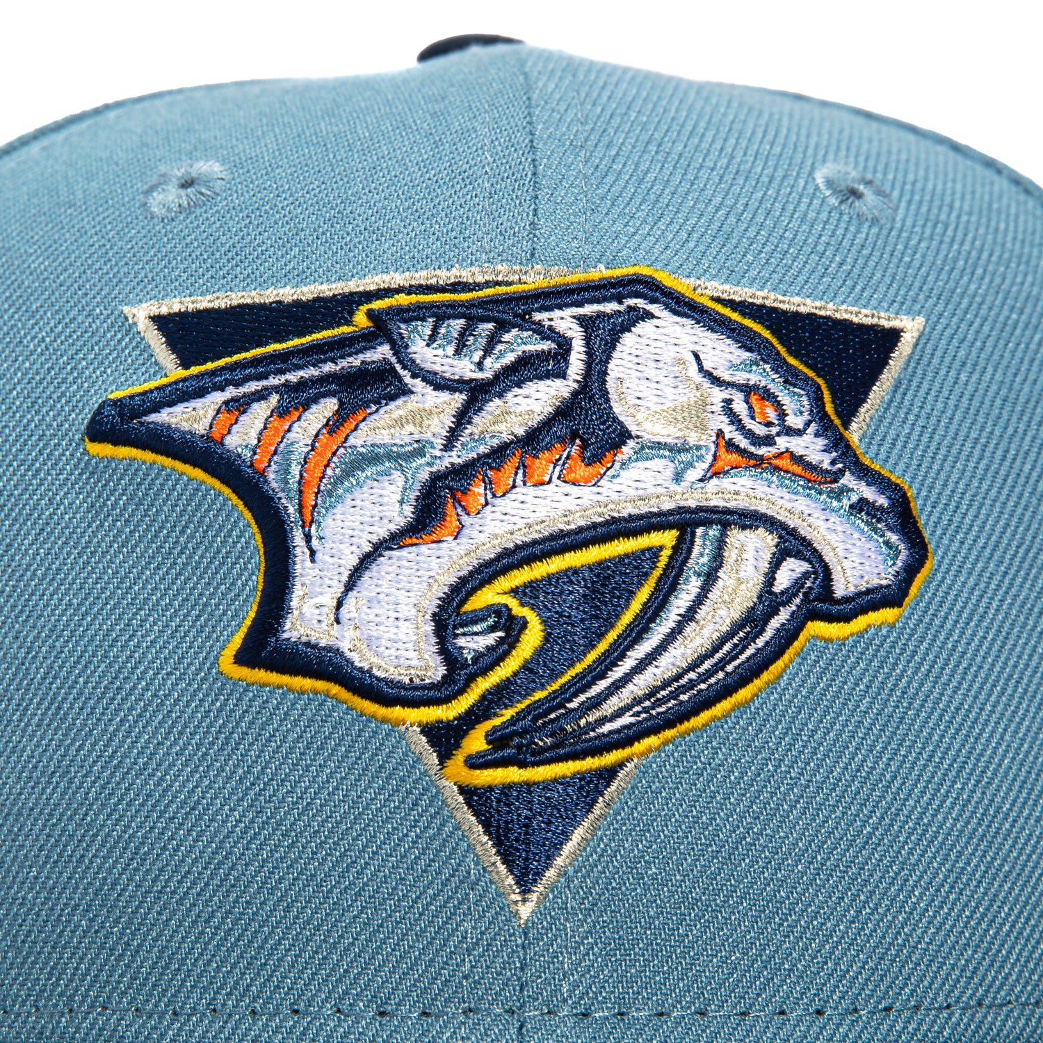New Era 59Fifty Nashville Predators Logo Hat - Indigo, Navy - Image 4