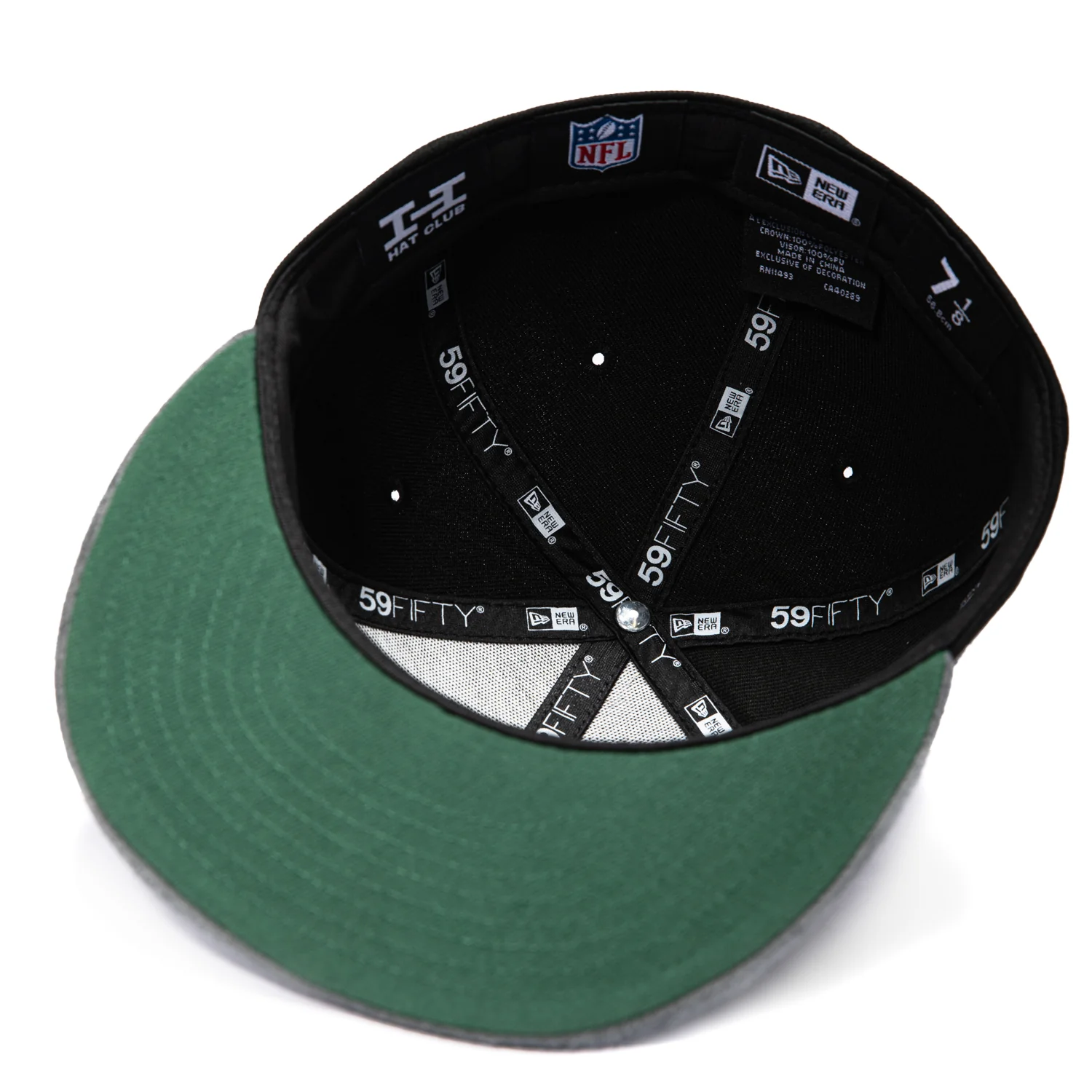 New Era 59Fifty Las Vegas Raiders 3x Champions Patch Hat - Black, Grey - Image 2