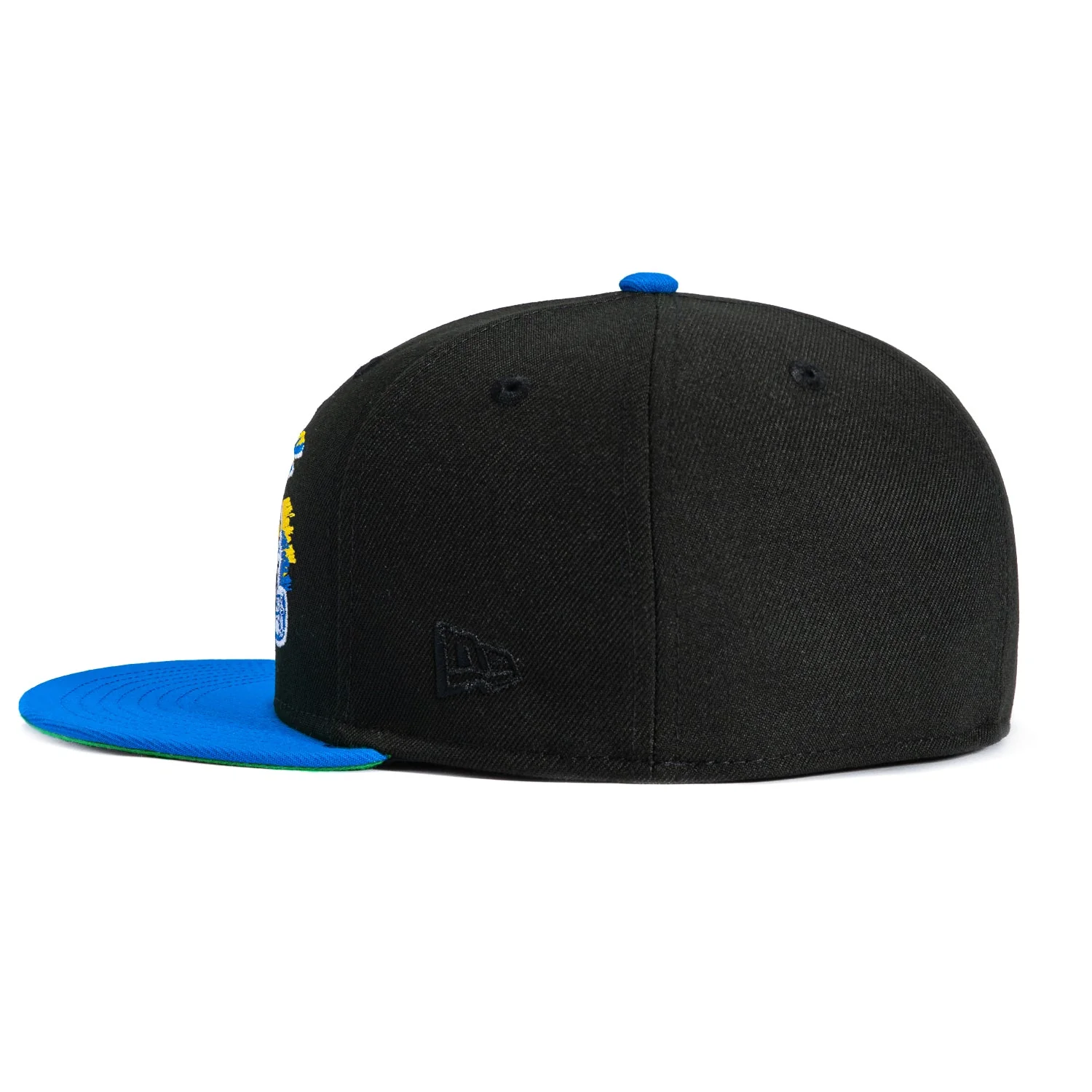 New Era 59Fifty Los Angeles Rams Vintage Brush Hat - Black, Royal - Image 3