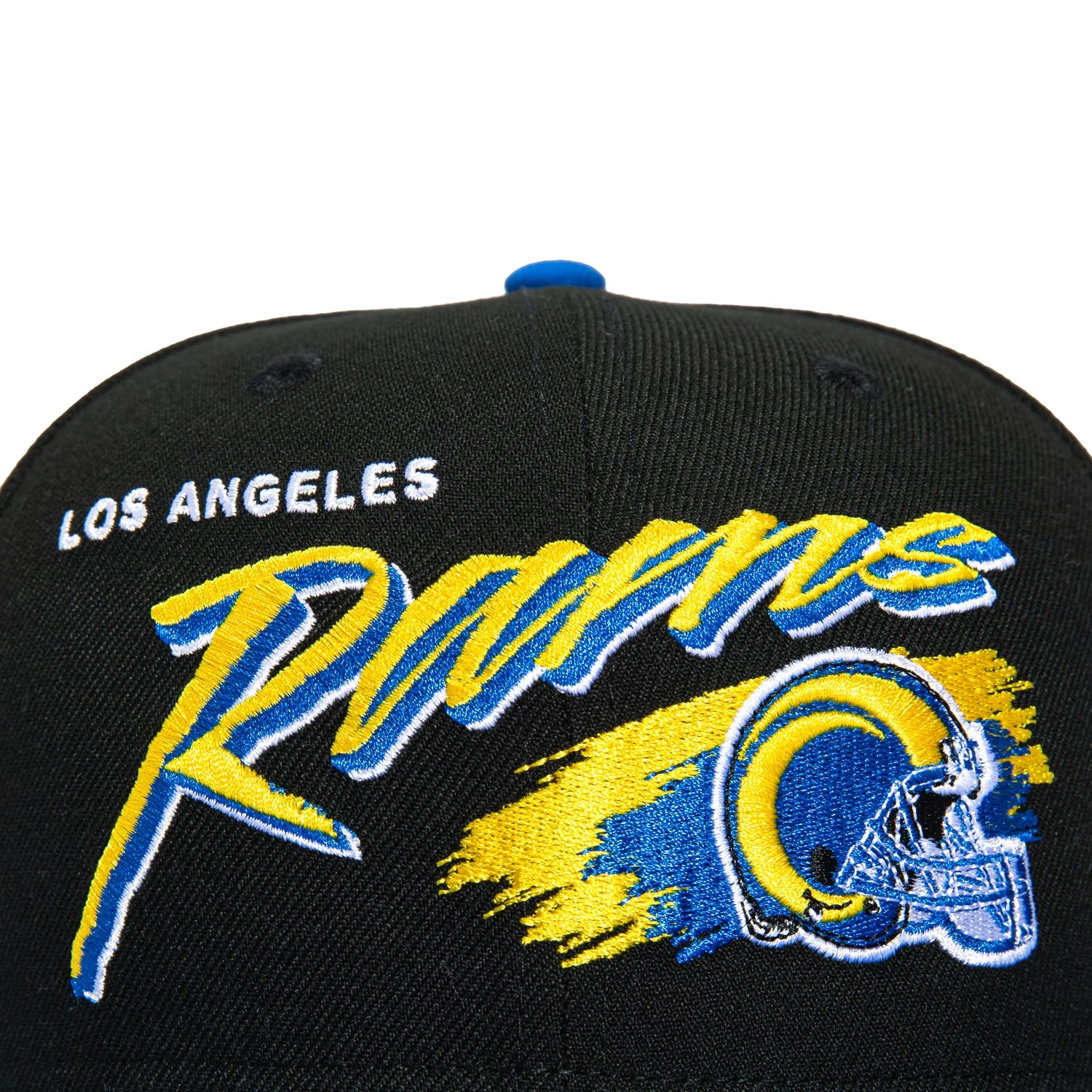 New Era 59Fifty Los Angeles Rams Vintage Brush Hat - Black, Royal - Image 4