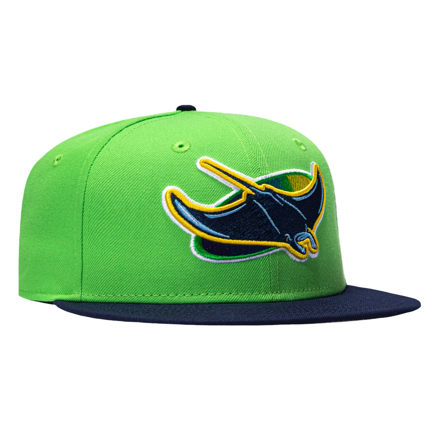 New Era 59Fifty Tampa Bay Rays Alternate Hat - Light Green, Light Navy