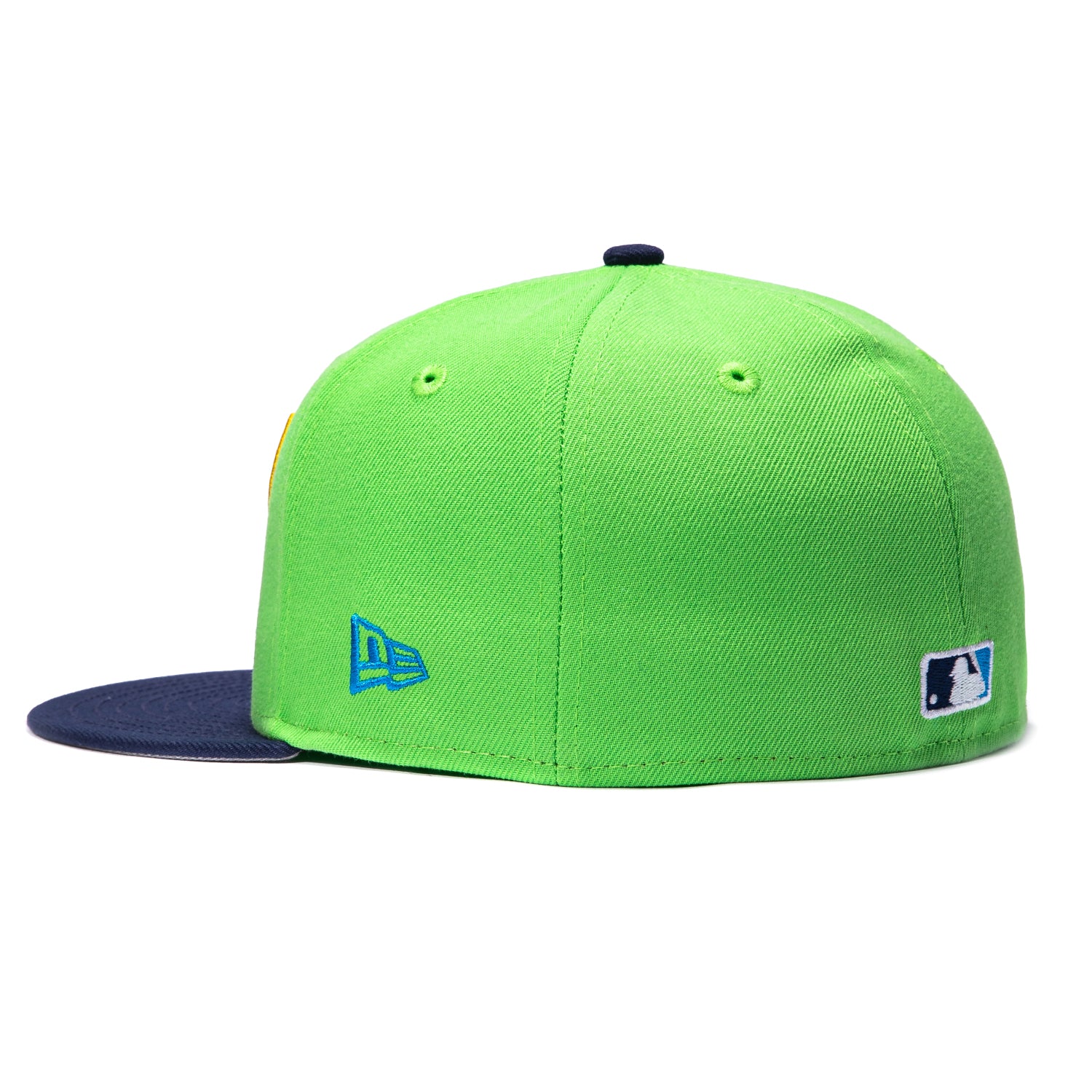 New Era 59Fifty Tampa Bay Rays Alternate Hat - Light Green, Light Navy - Image 3