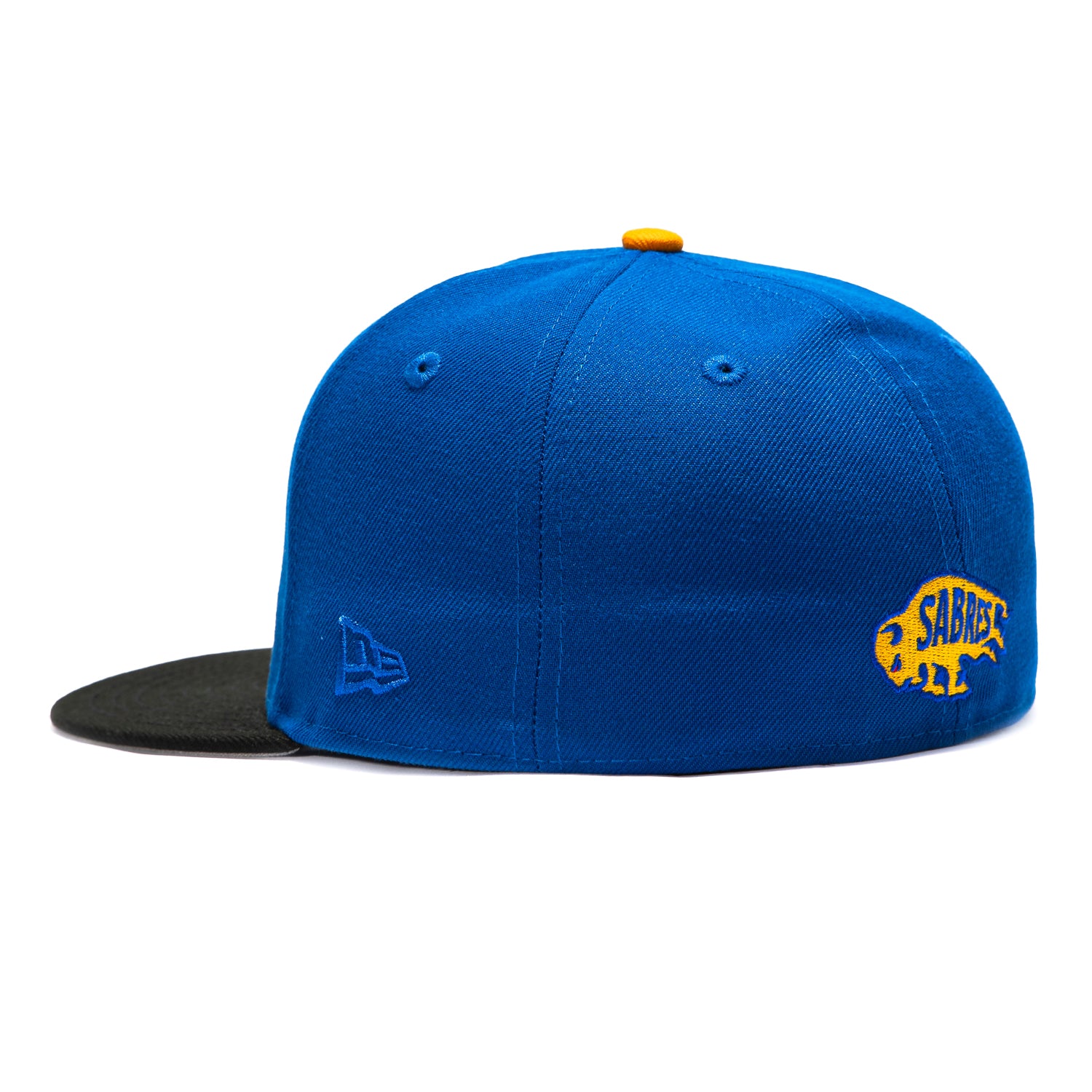 New Era 59Fifty Buffalo Sabres 20th Anniversary Patch Swords Hat - Royal, Black - Image 3