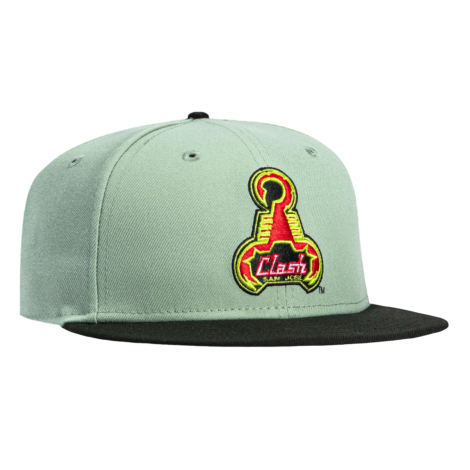 New Era 59Fifty San Jose Earthquakes Clash Hat - Everest Green, Black