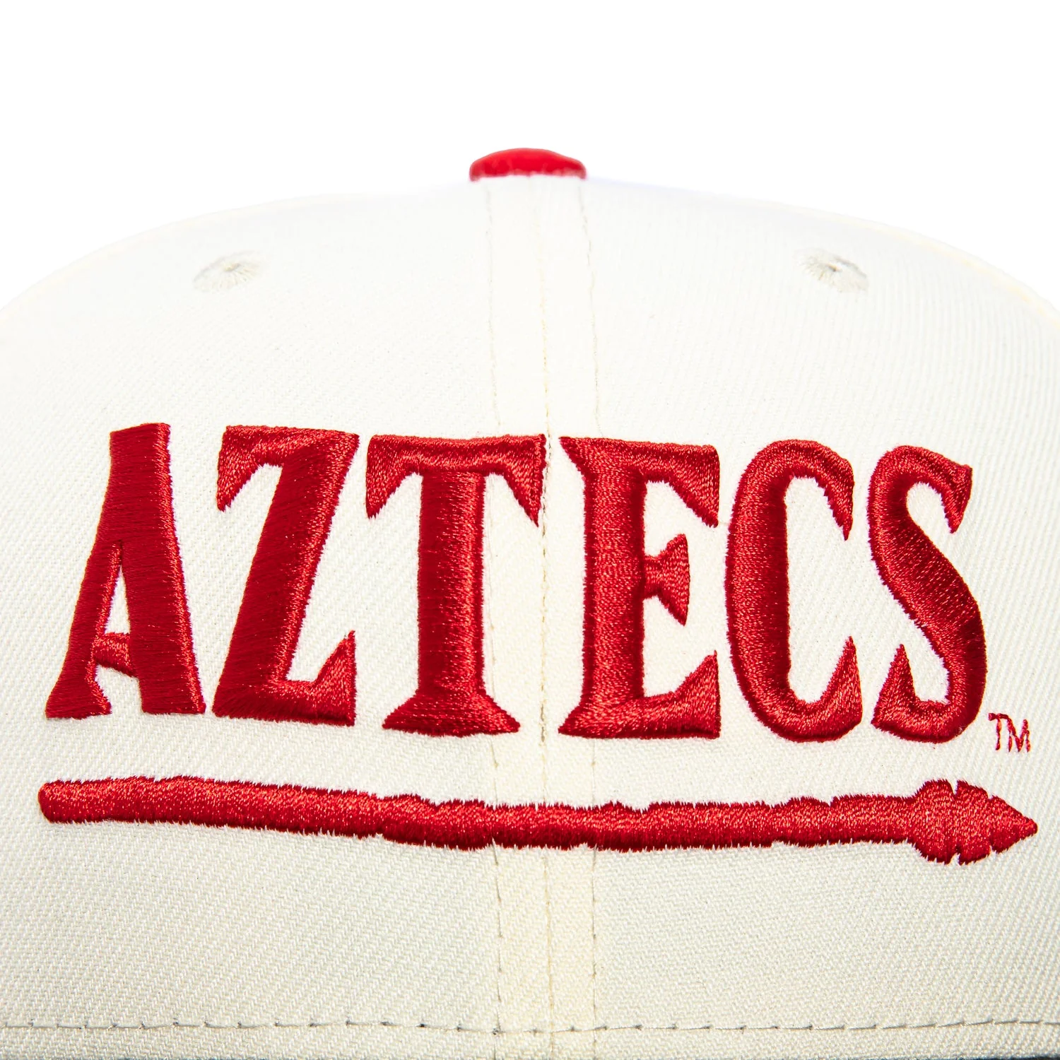 New Era 59Fifty San Diego State Aztecs Word Hat - White, Black - Image 4