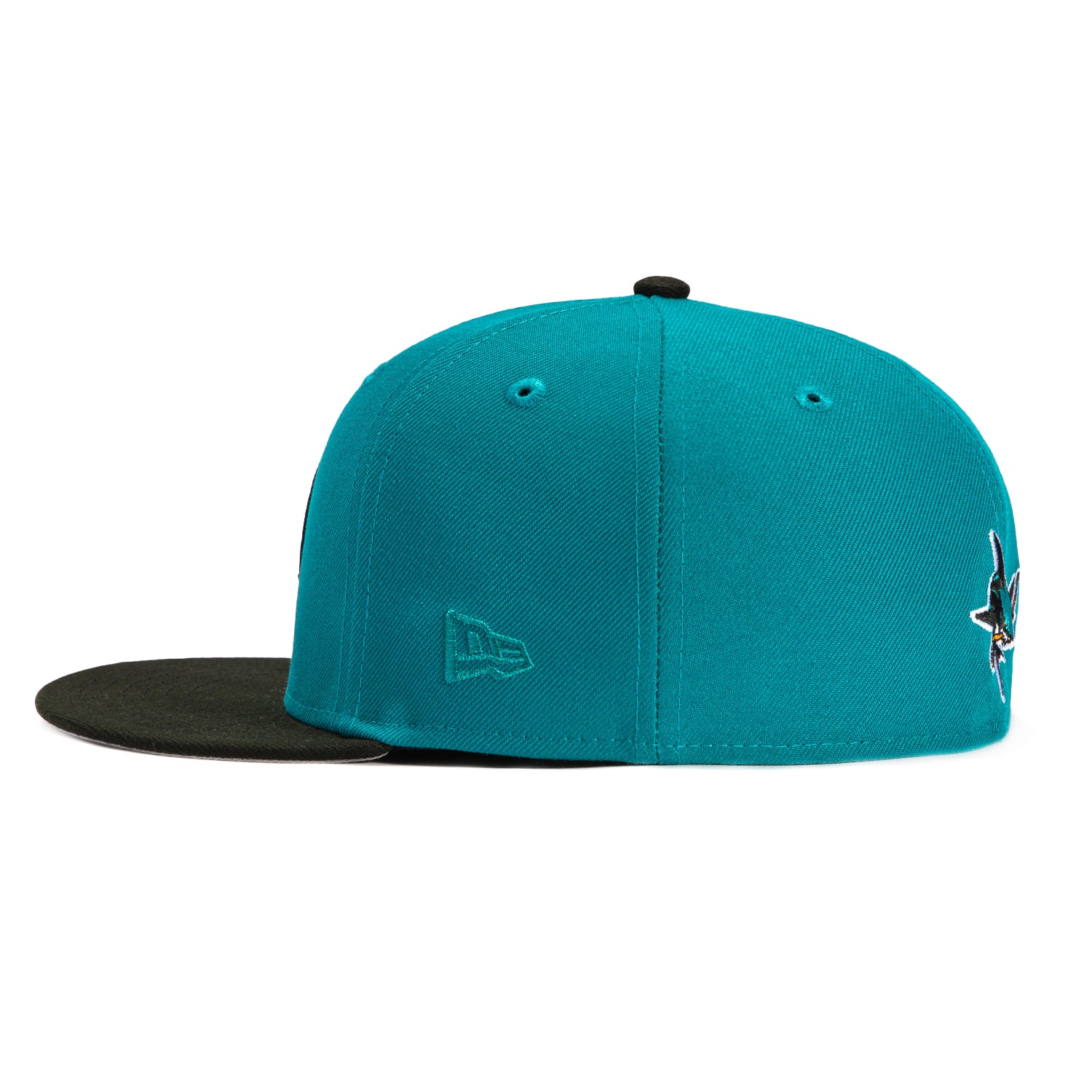 New Era 59Fifty San Jose Sharks 2019 All Star Game Patch Alternate Hat - Teal, Black - Image 3